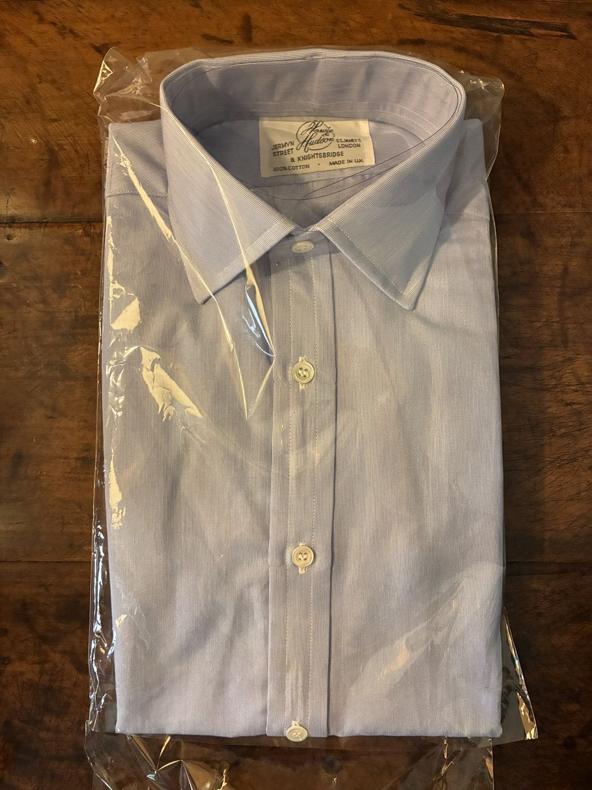 Other NWOT Harvie & Hudson Dress Shirt Blue French Cuffs 15/34 Size US M / EU 48-50 / 2 - 1 Thumbnail