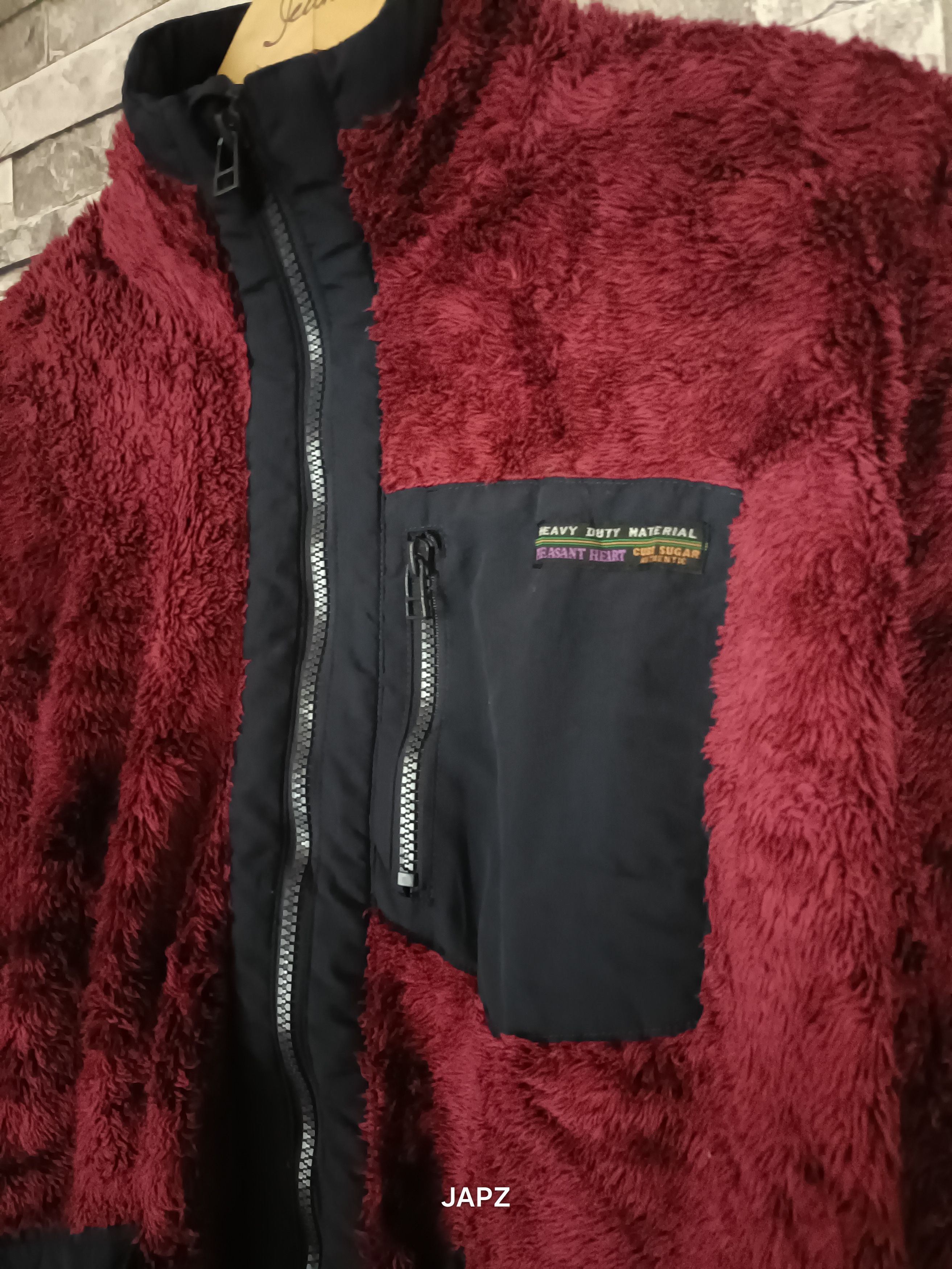 Japanese Brand Cube sugar oversize fluffy yarn field jacket Size US M / EU 48-50 / 2 - 2 Thumbnail