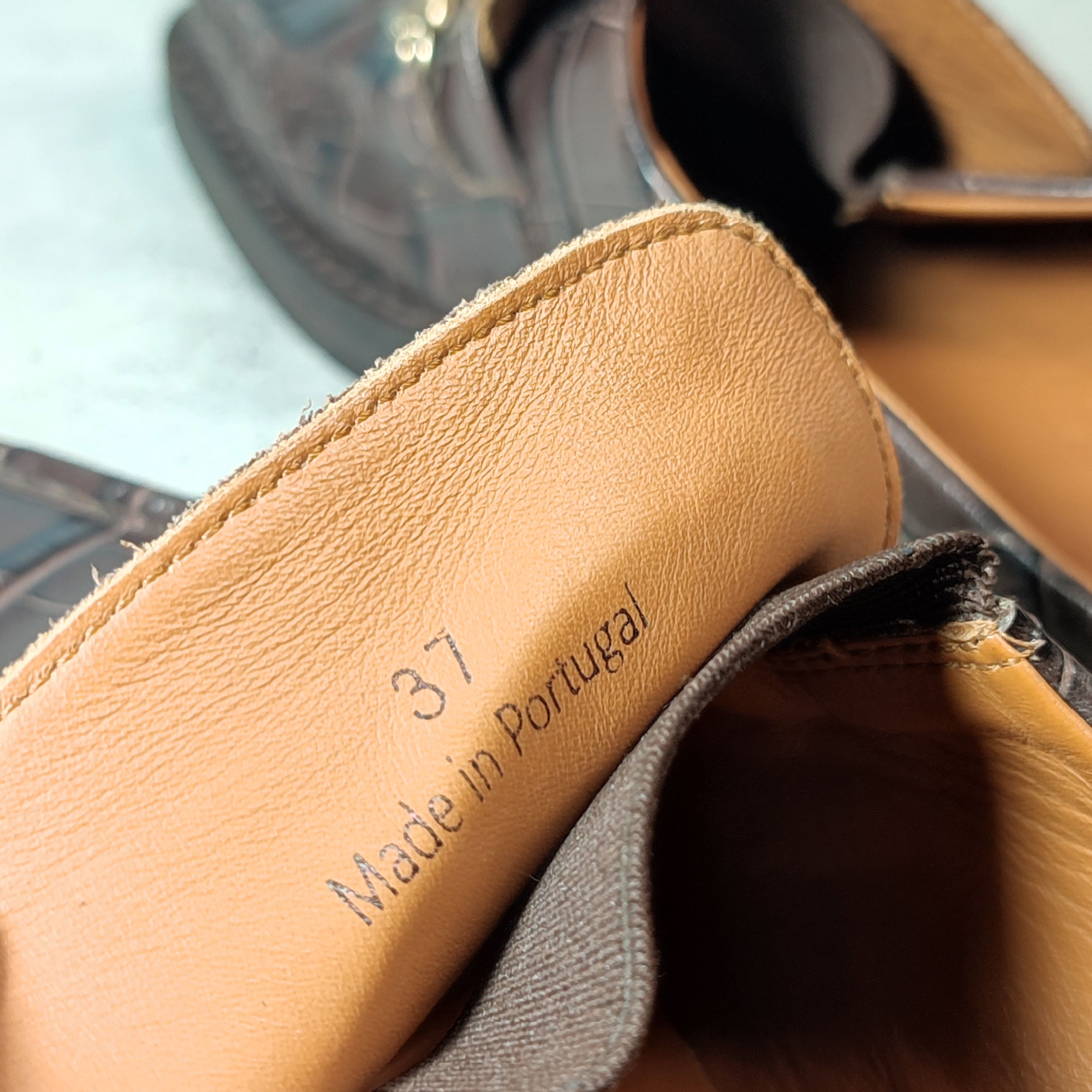 Martine Rose Martine Rose square toe croc leather / Cuban chain Mules Size US 7 / IT 37 - 18 Thumbnail