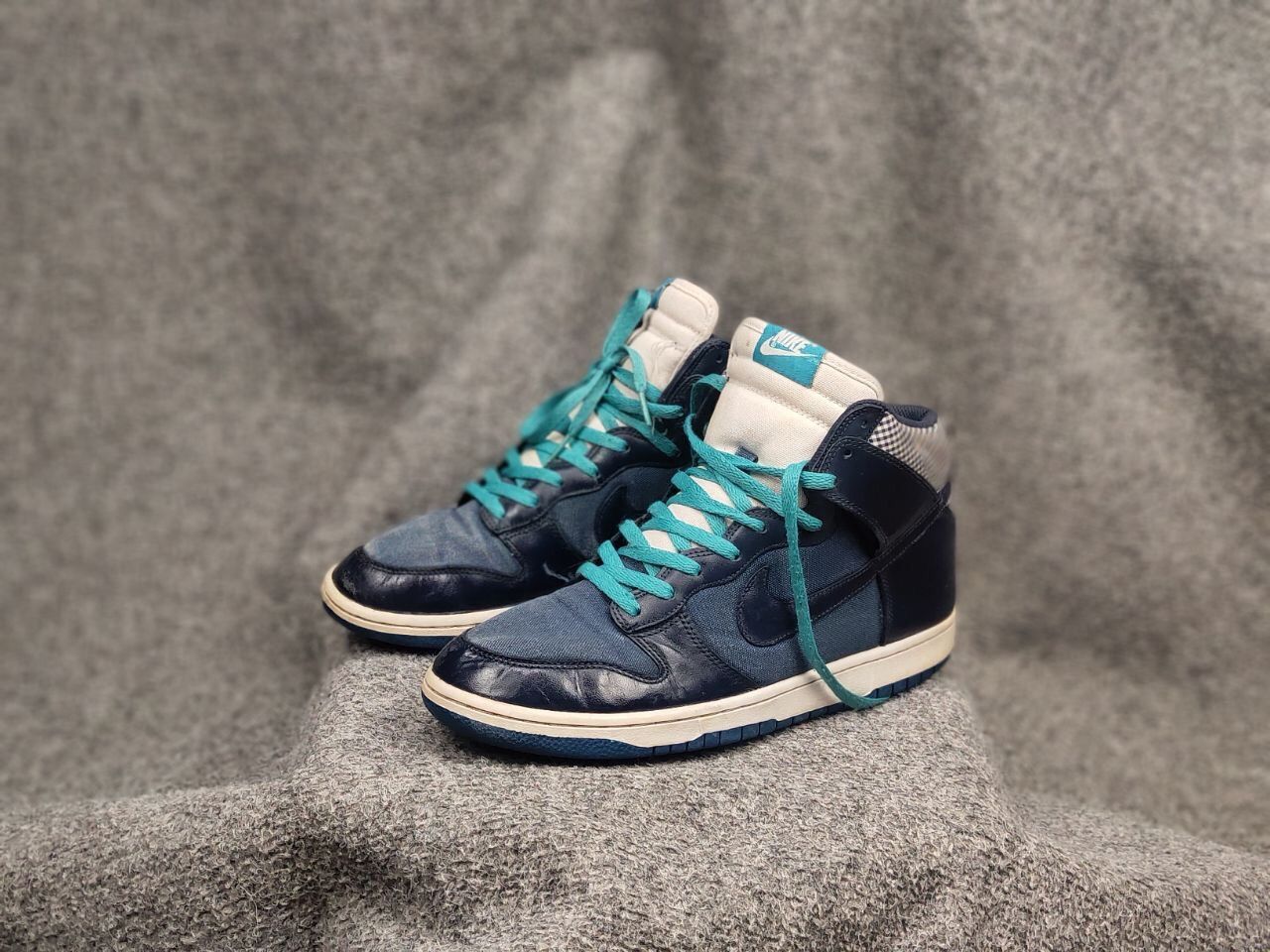 Nike Nike Dunk High Jd Sports combined fabric Vintage Sneakers Size US 11 / EU 44 - 18 Thumbnail