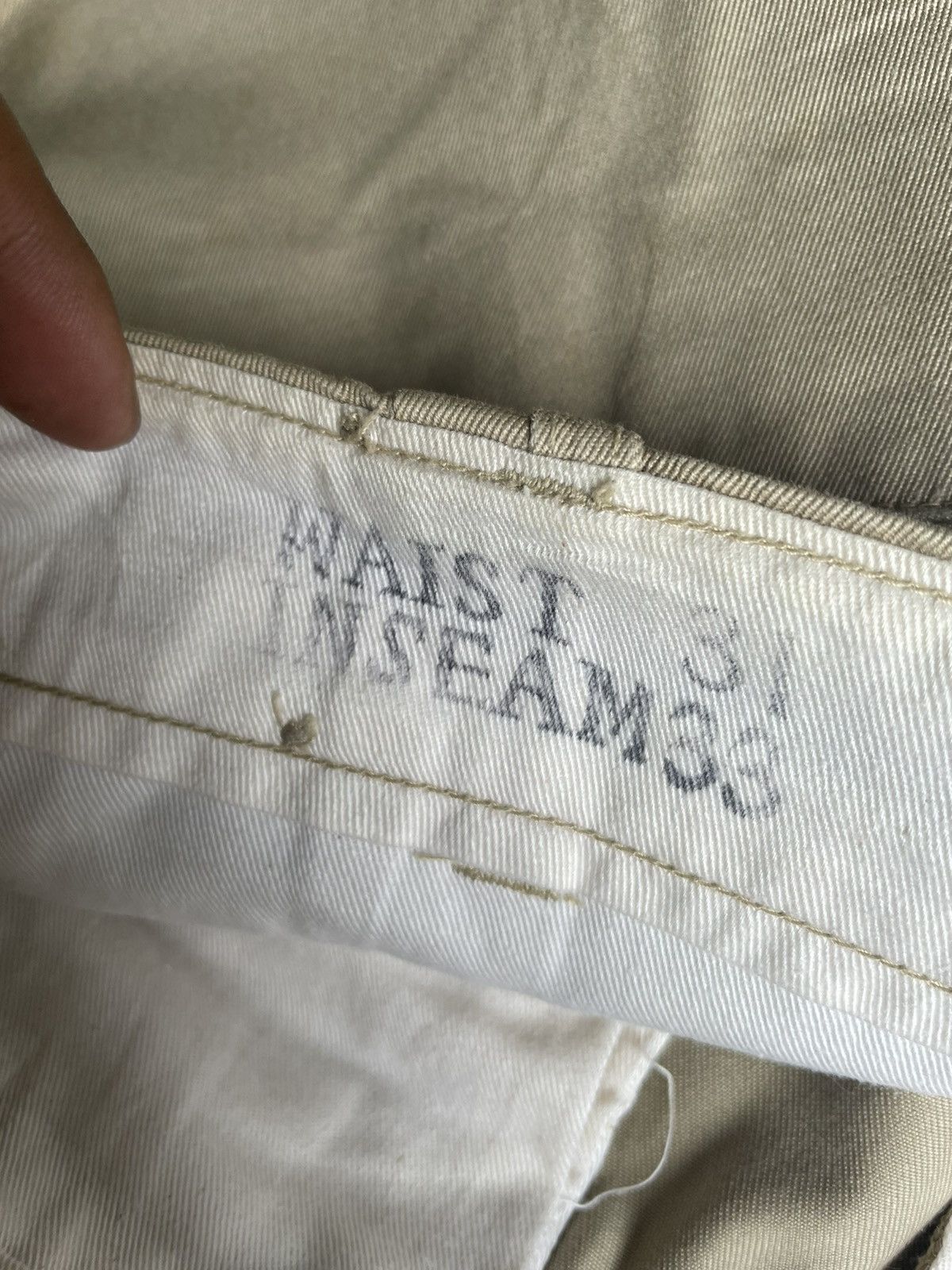 Japanese Brand Vintage Cab Clothing M-41 Military Chino Size US 30 / EU 46 - 14 Thumbnail