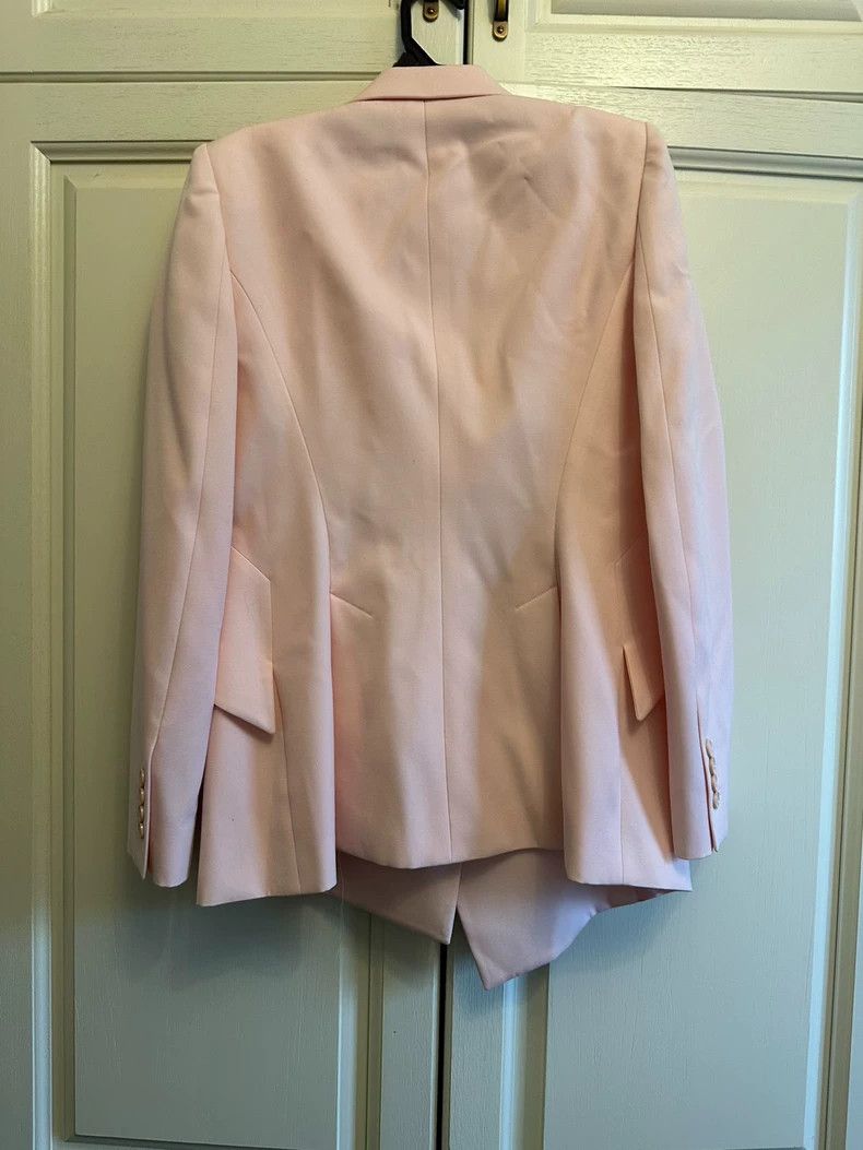 Alexander McQueen Alexander Mcqueen Classic pink suit with oblique pocket Size M / US 6-8 / IT 42-44 - 2 Thumbnail