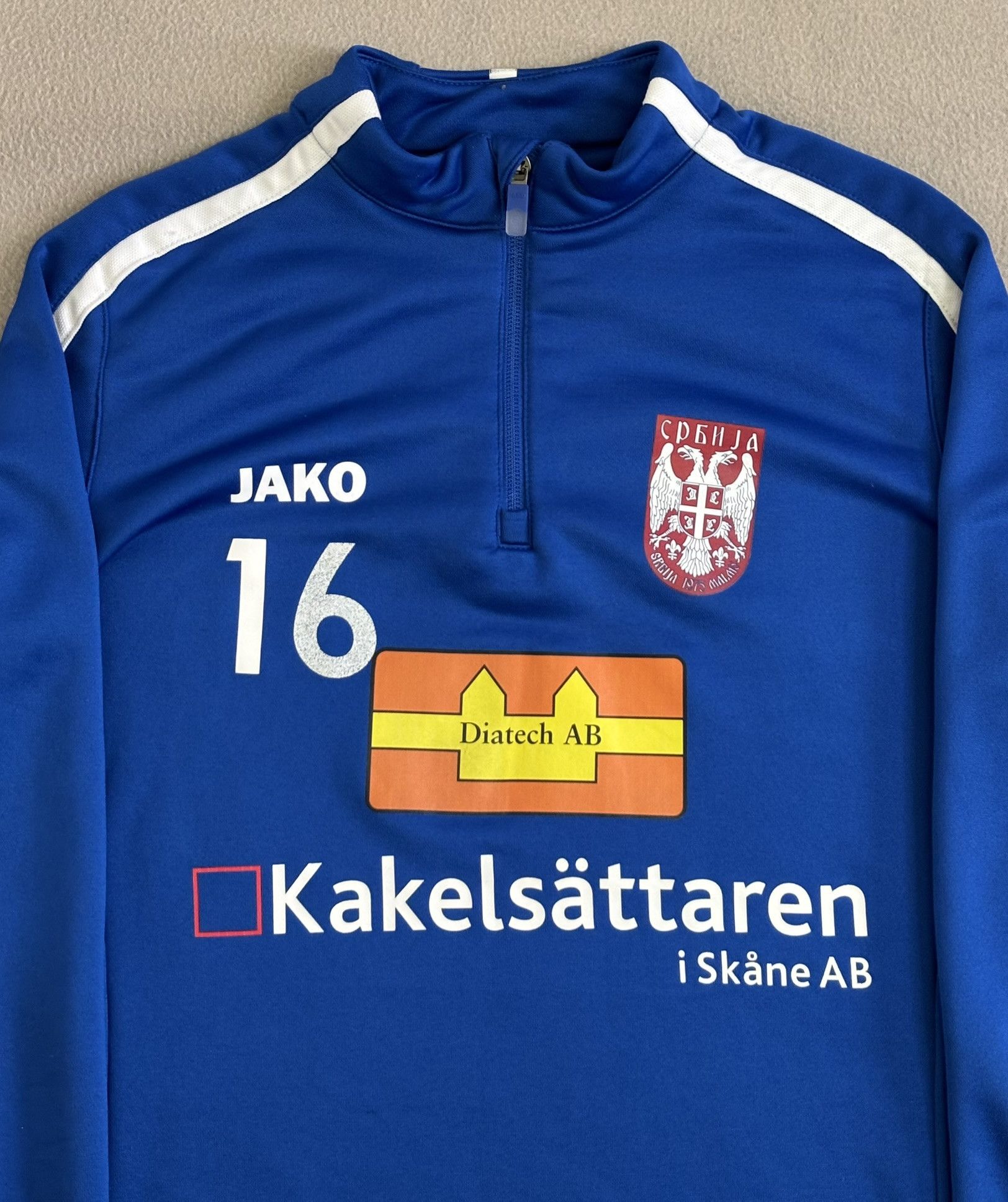 Other Serbia 1975 Malmo #16 Jako Football Sweatshirt size S Size US S / EU 44-46 / 1 - 6 Thumbnail