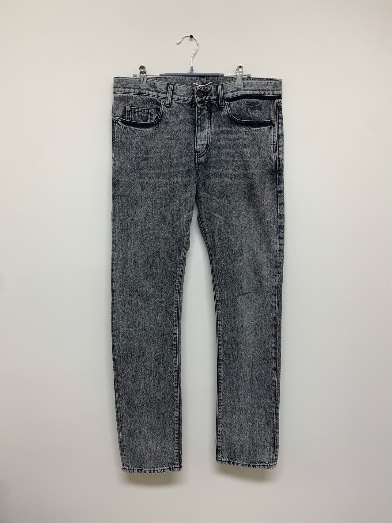 Saint Laurent Paris Saint laurent Grey Denim Pants 2501-Nextarrow Size US 32 / EU 48 - 1 Thumbnail