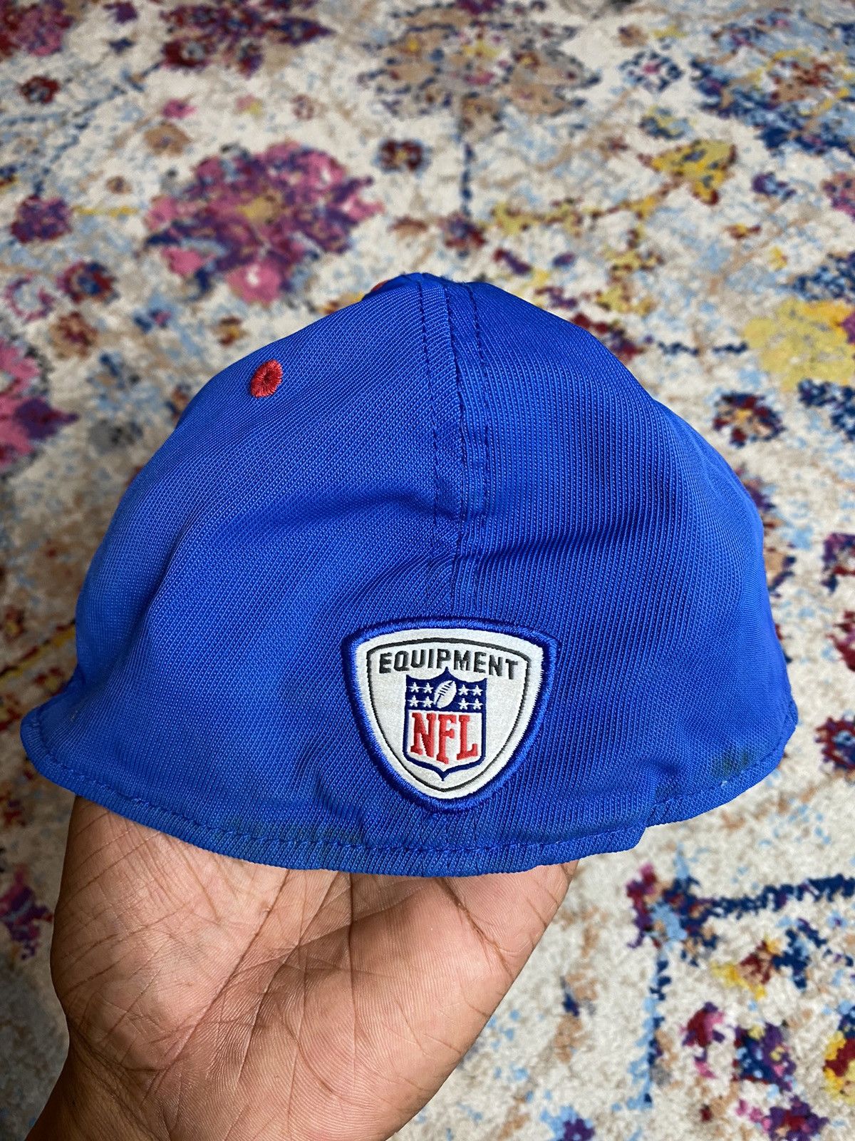 Reebok Classic Reebok NY New York Giants NFL Equipments Onfield Hat Size 42 - 5 Thumbnail