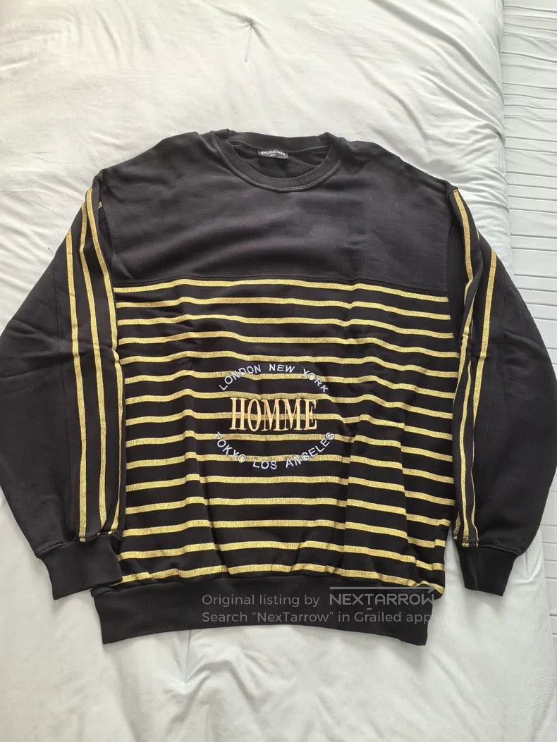 Balenciaga Balenciaga Striped Sweater Size US M / EU 48-50 / 2 - 1 Thumbnail