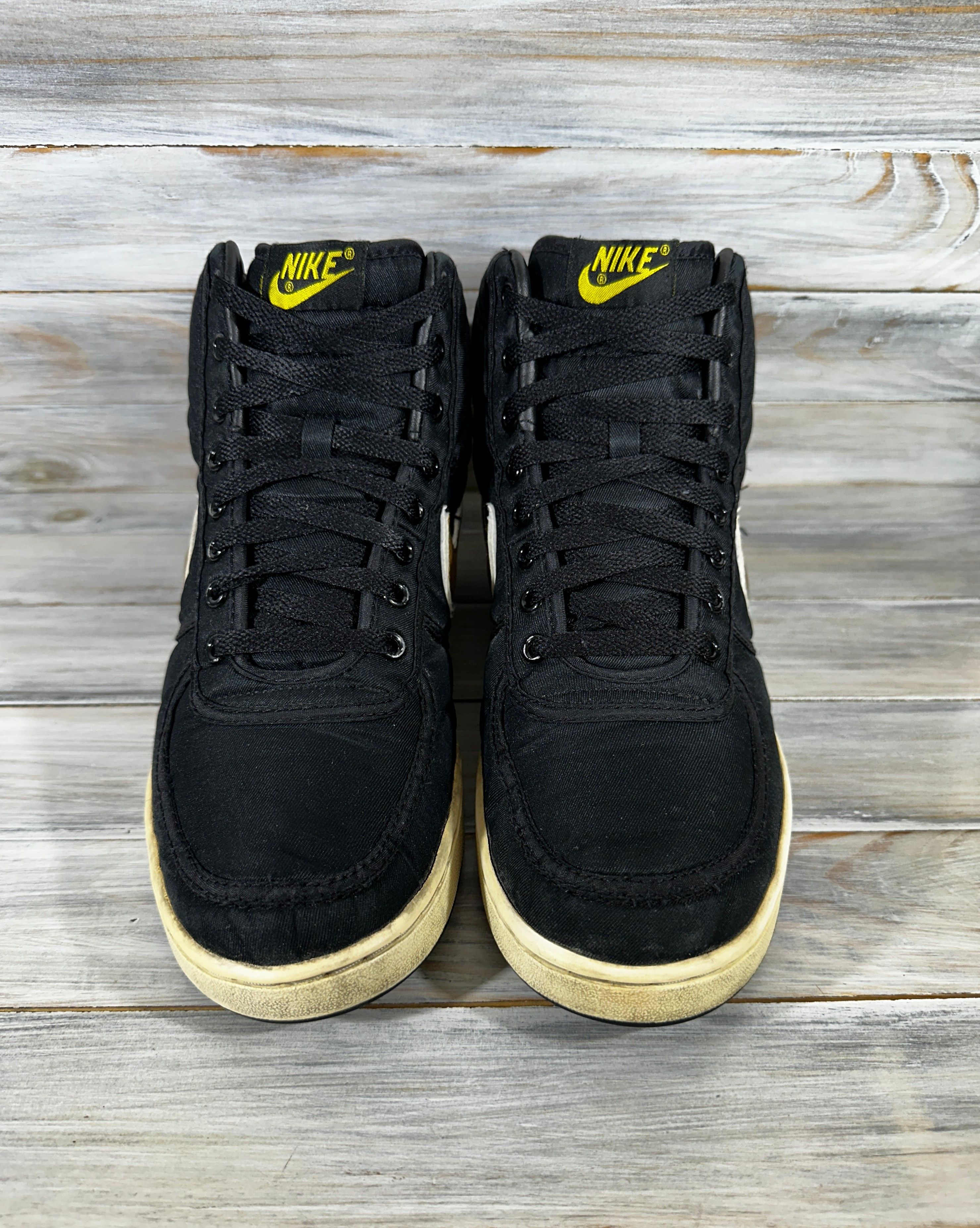Nike × Vintage Vintage Nike Vandal High Supreme Black Metallic Gold Sneaker Size US 8.5 / EU 41-42 - 16 Thumbnail