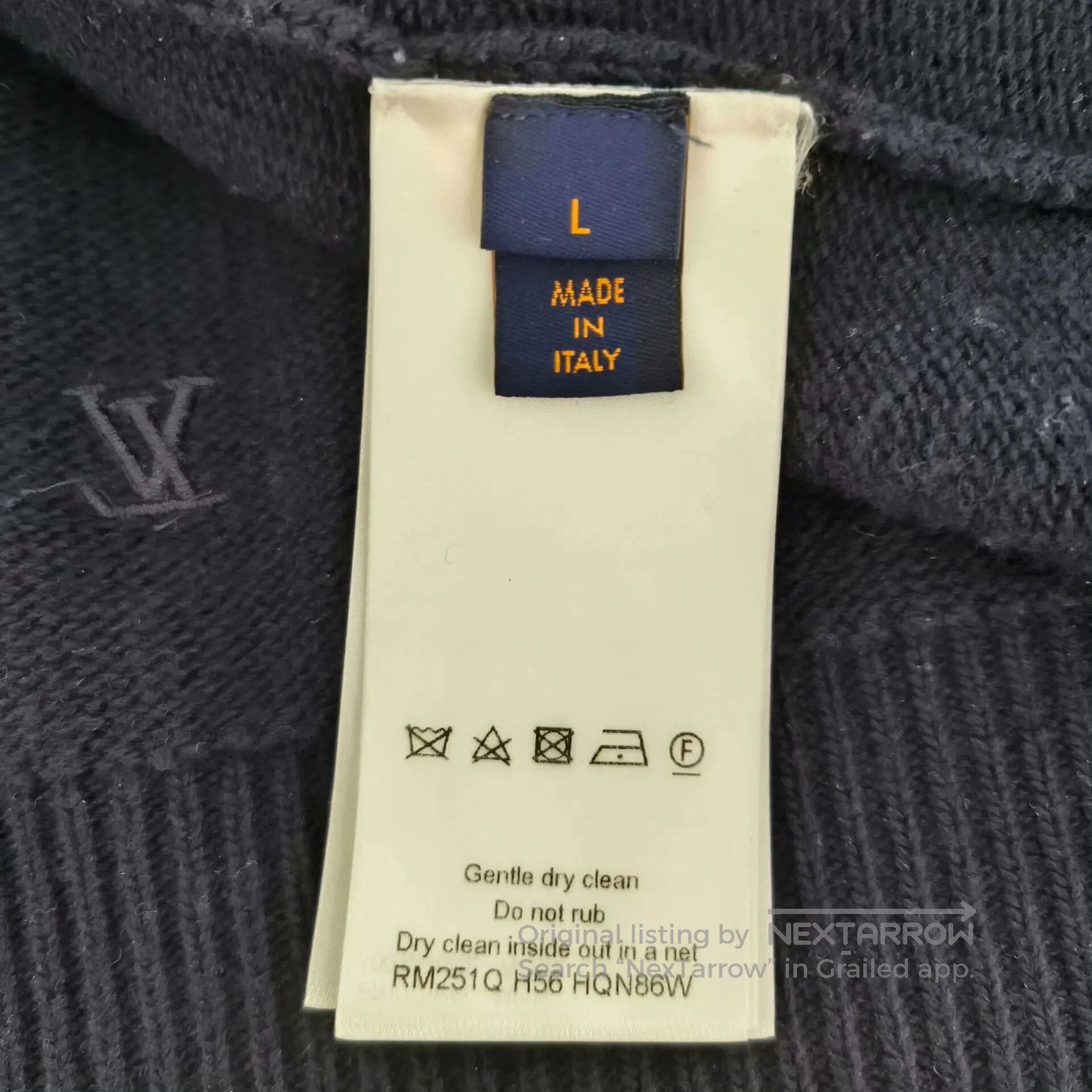 Louis Vuitton louis vuitton logo embroidered sweater size l. Size US L / EU 52-54 / 3 - 3 Thumbnail