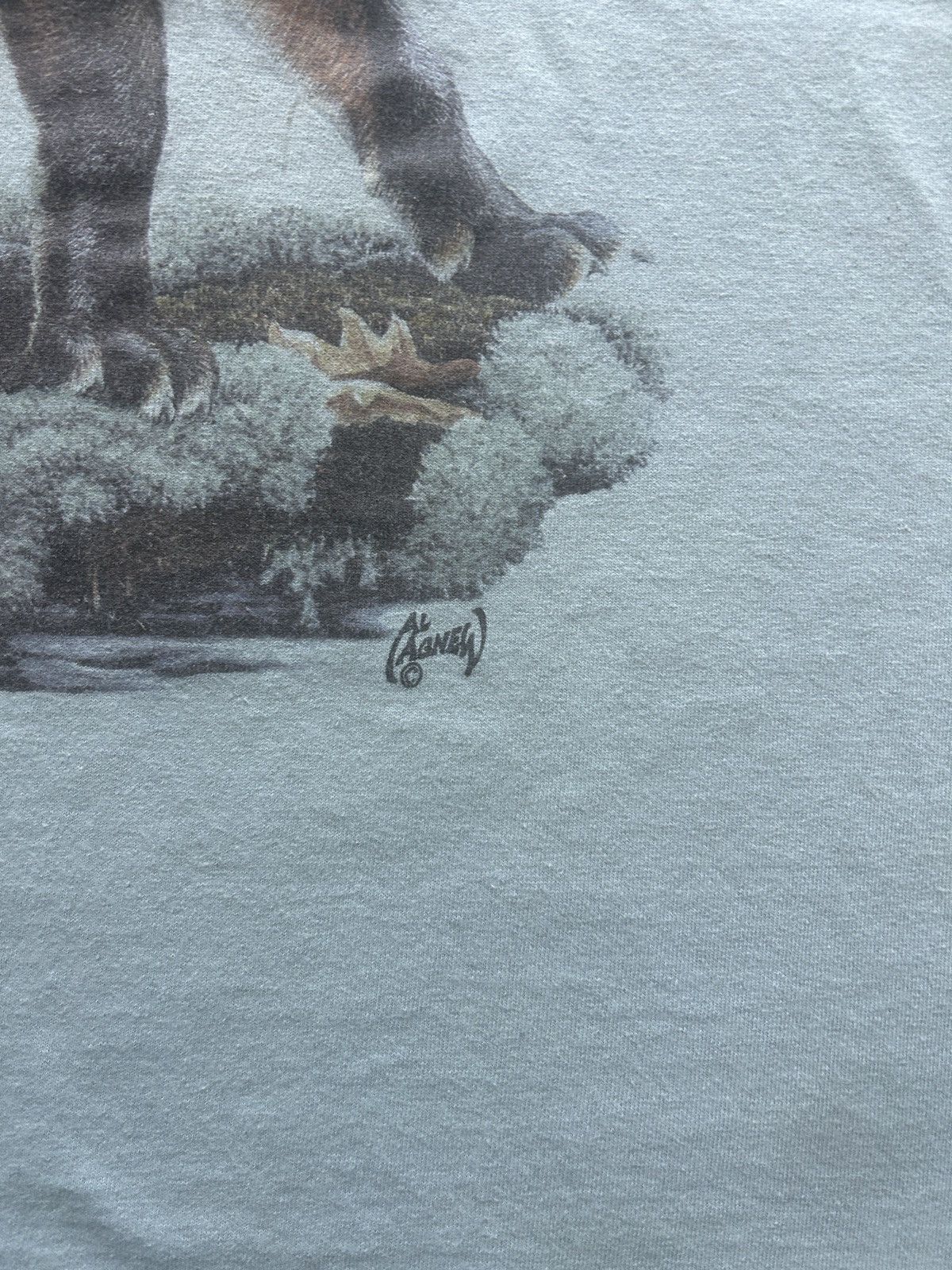 Vintage Vintage 90s Fox Graphic Tee Size US L / EU 52-54 / 3 - 3 Thumbnail
