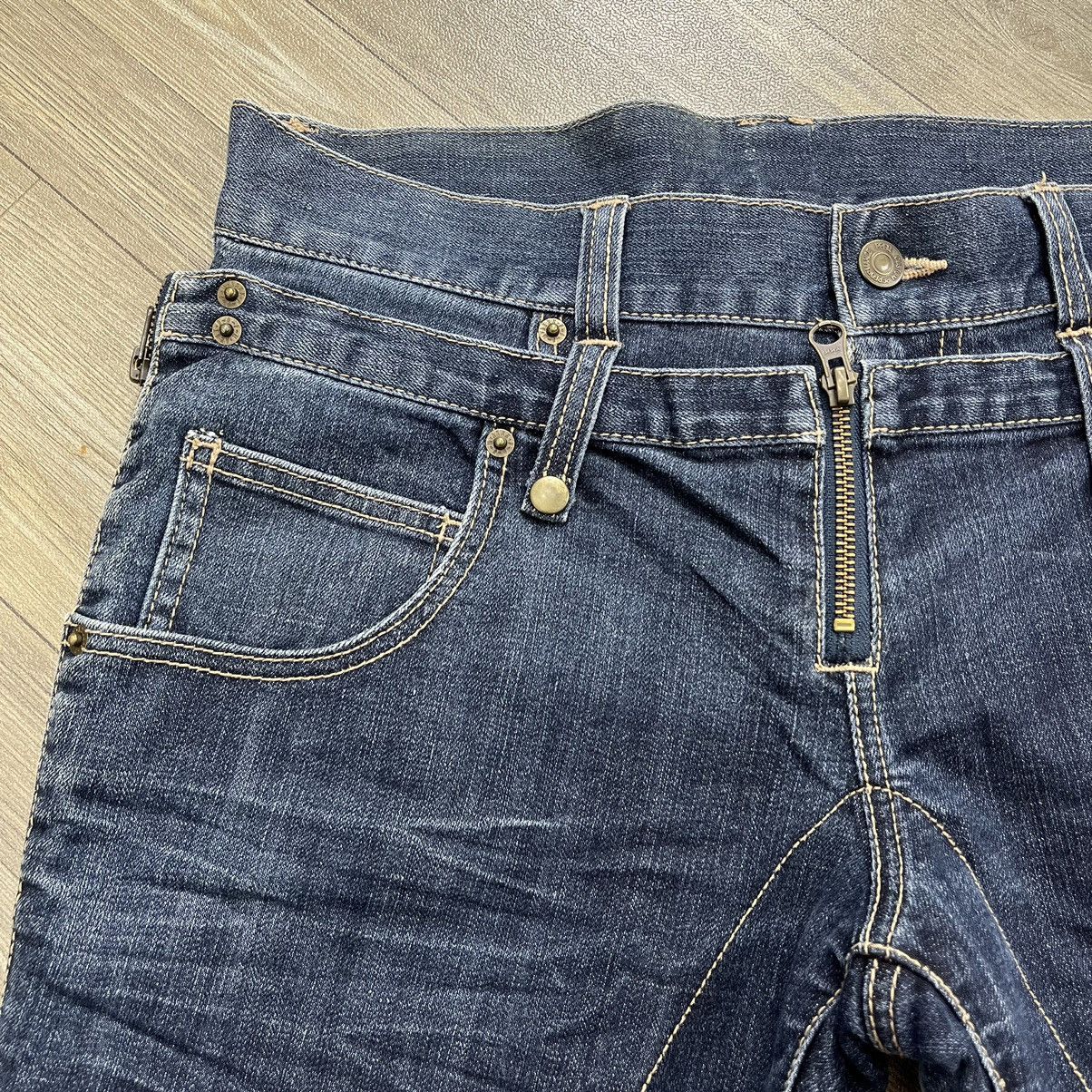 If Six Was Nine × Japanese Brand × PPFM Vintage PPFM Double Waist Hybird Flowers Jeans Size US 30 / EU 46 - 7 Thumbnail