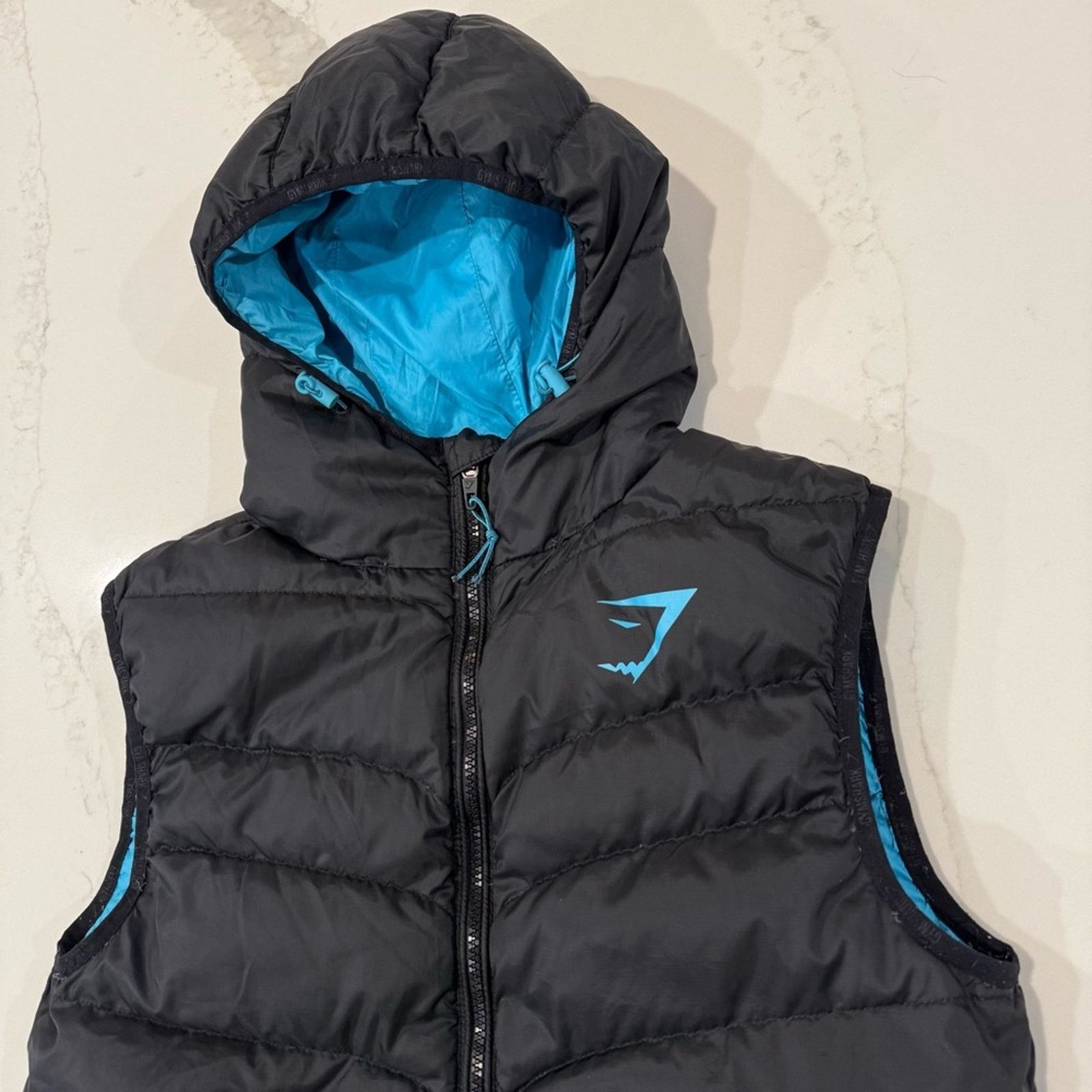 Gymshark Gymshark Original FullZip Hooded Puffer Vest Mens Large Size US L / EU 52-54 / 3 - 4 Thumbnail