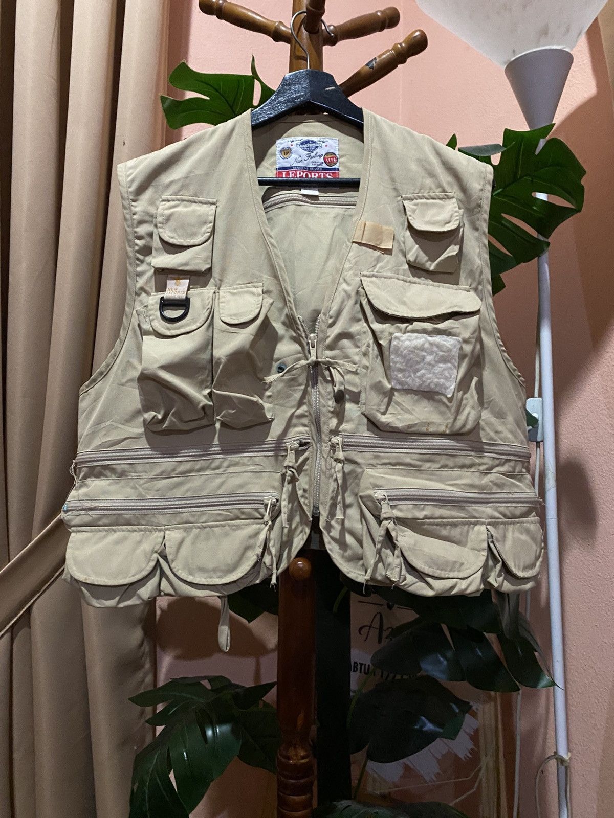 Vintage Vintage Leports Safari Fishing Utility Vest Multi-Pocket Size US L / EU 52-54 / 3 - 4 Thumbnail