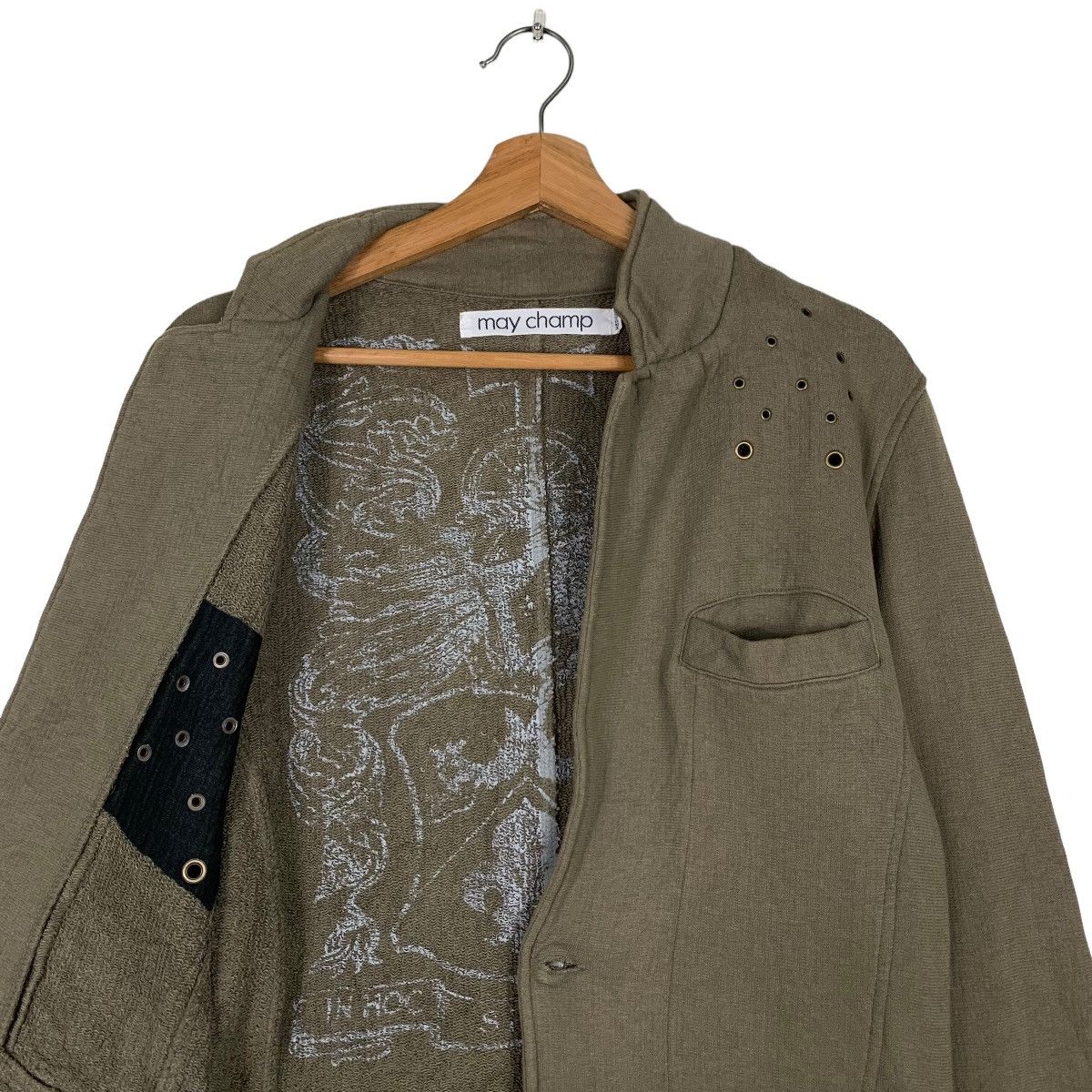 Japanese Brand MAY CHAMP Studded Casual Jacket #0184-C9 Size US M / EU 48-50 / 2 - 11 Thumbnail