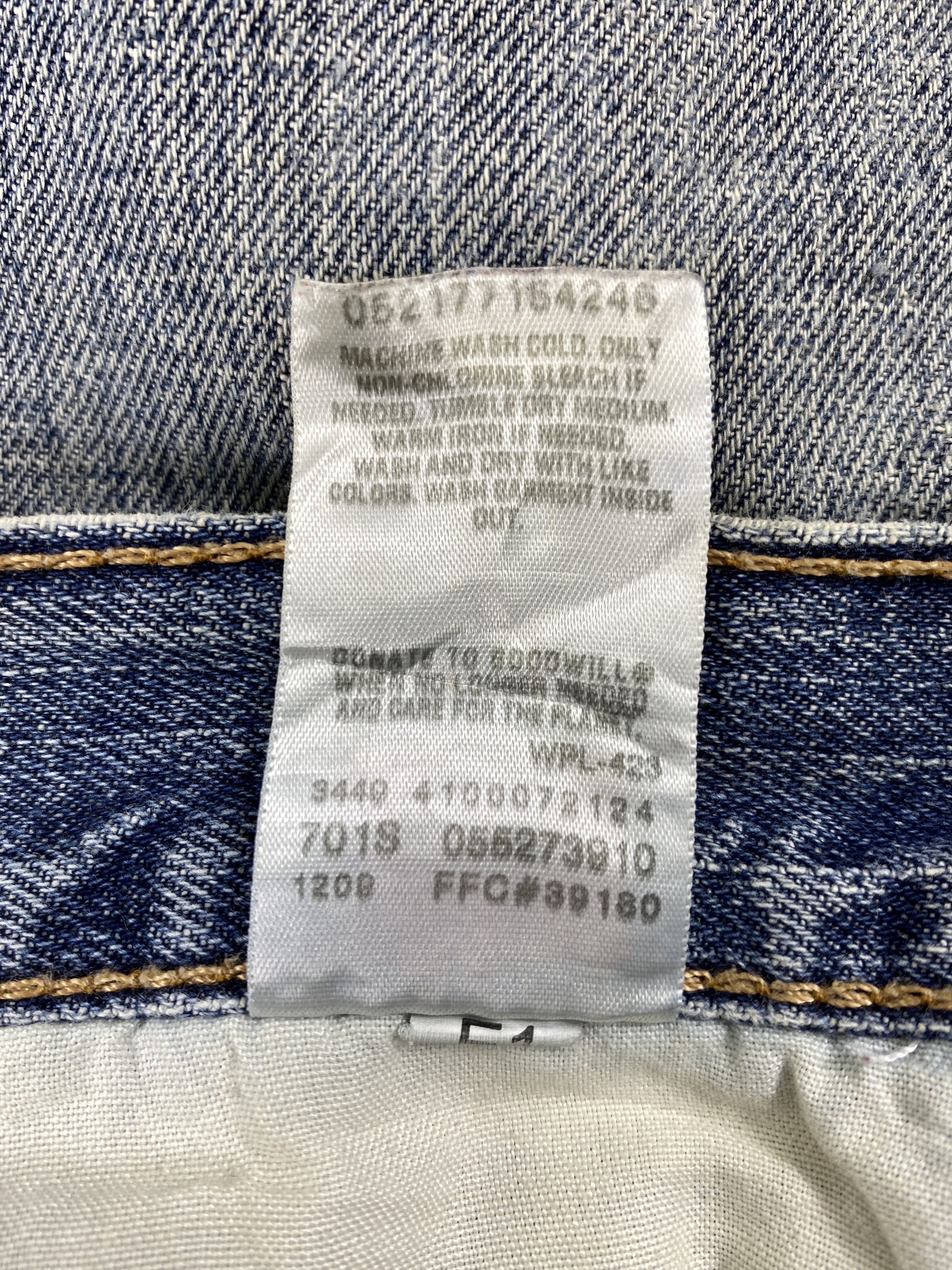 Levi's Dirty Used Blue Levi's 527 Jeans Flare 33x32 Denim -SJ082 Size US 33 - 9 Thumbnail