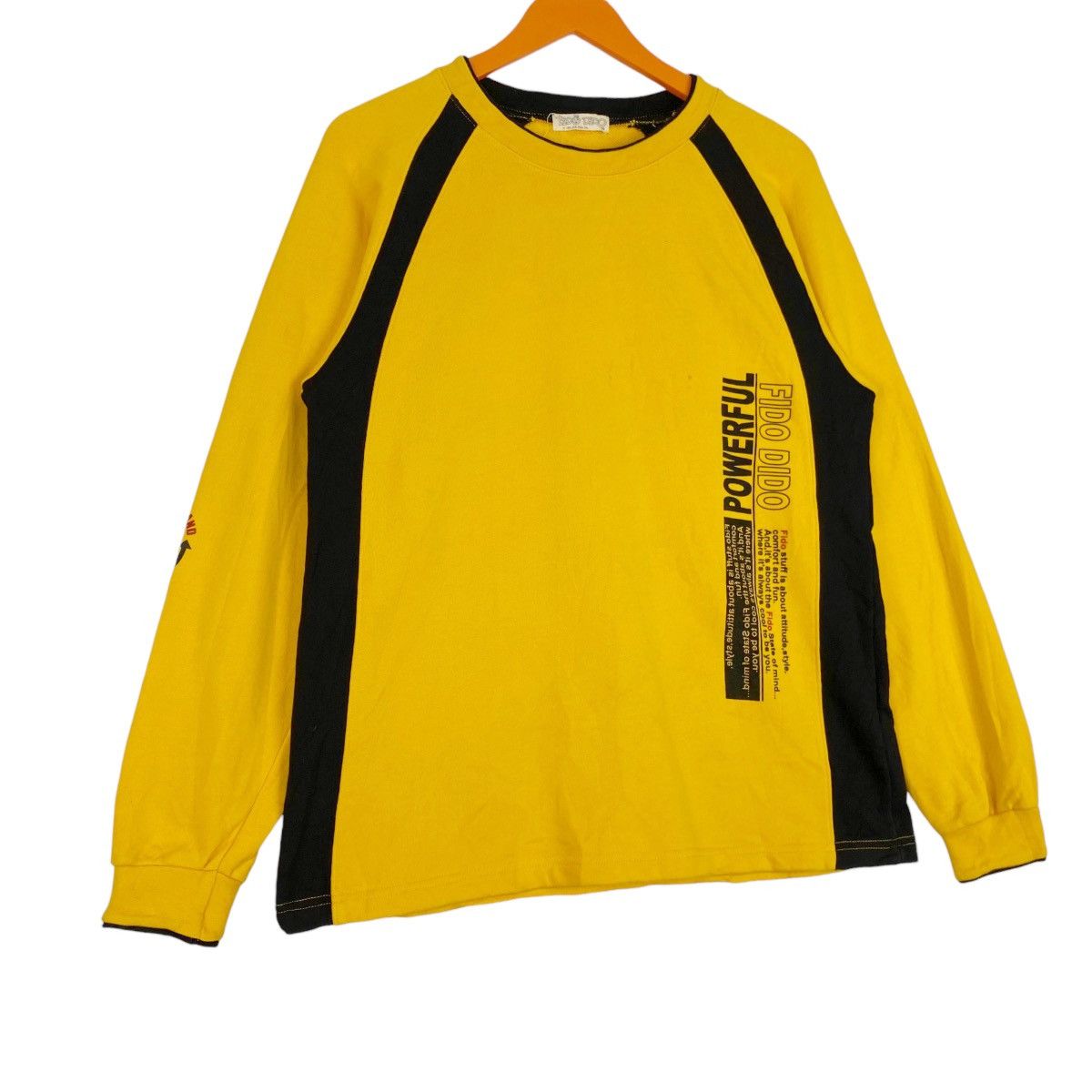 Vintage Vintage Fido Dido Printed Crewneck Sweatshirt Yellow Size US M / EU 48-50 / 2 - 3 Thumbnail