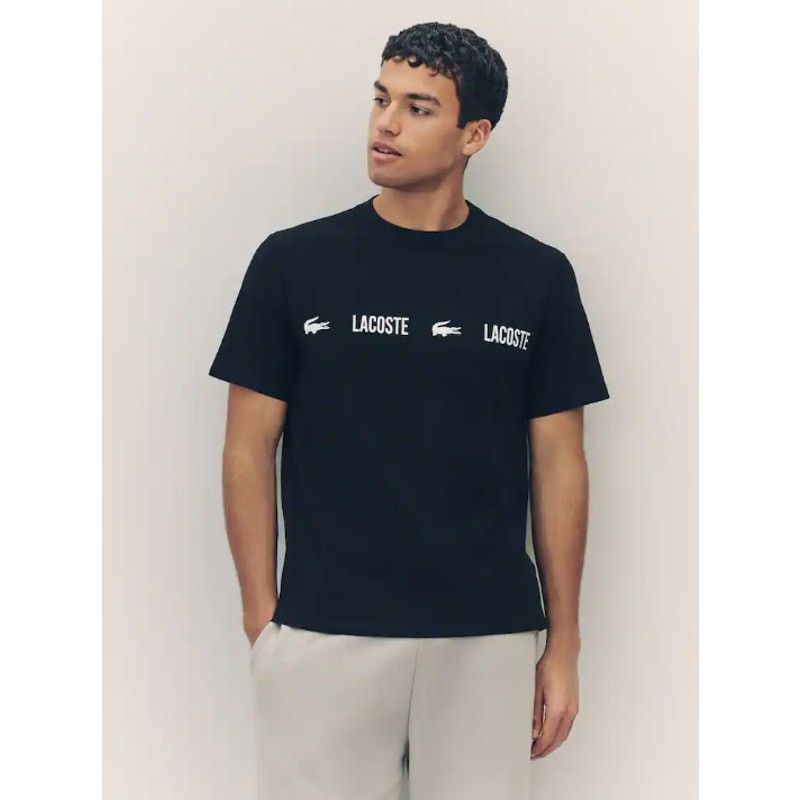 Lacoste Lacoste Loungewear Black Logo Short Sleeve Tshirt Large Size US L / EU 52-54 / 3 - 1 Thumbnail