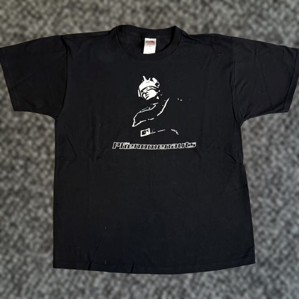 Fruit Of The Loom VINTAGE The Phenomenauts Rockets And Robots T Shirt L Black Cotton Logo Rocketeer Band Punk Surf Sci-fi 2000s Men Mens Signature Fruit of the Loom Size US L / EU 52-54 / 3 - 1 Thumbnail