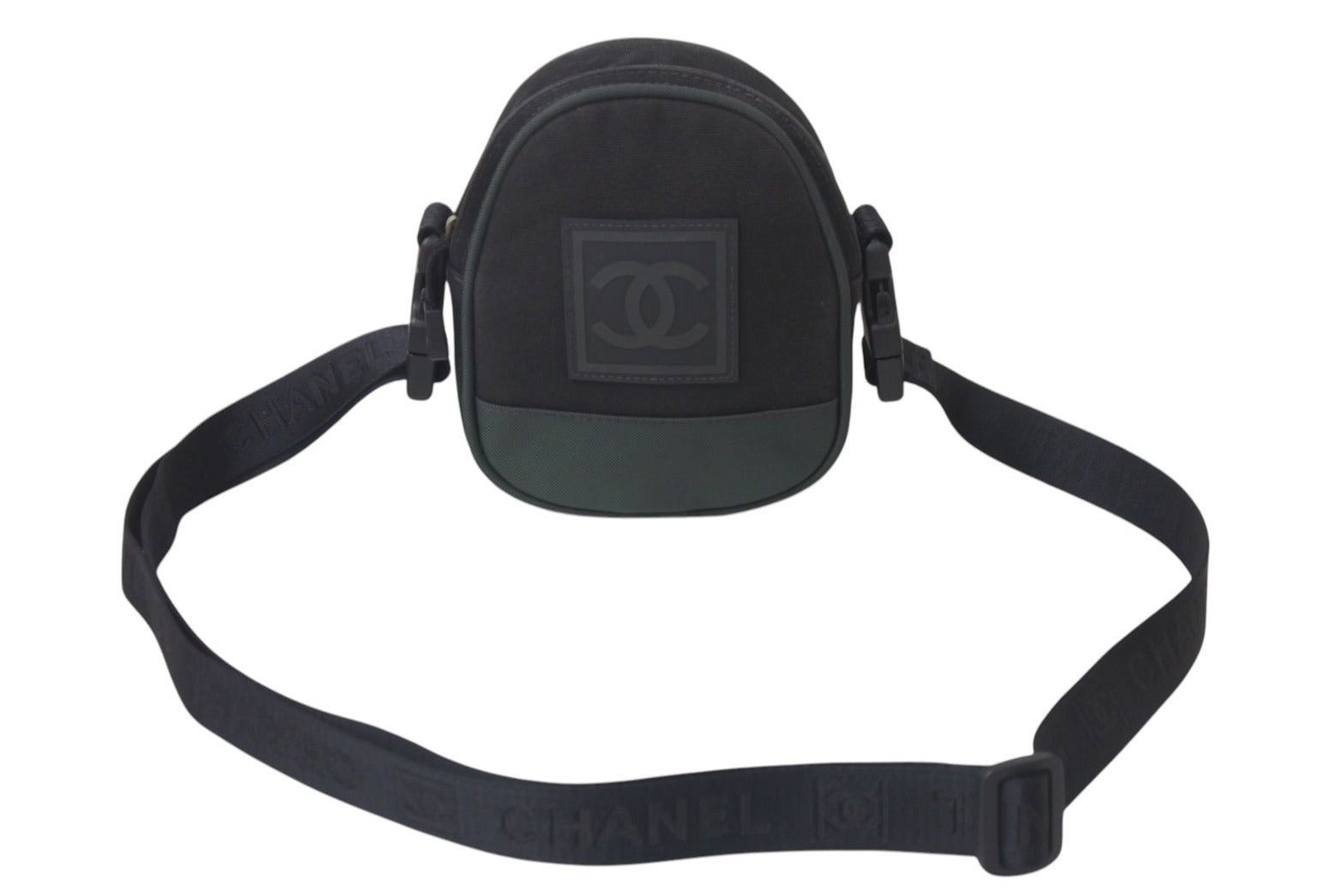 Chanel Coco Mark Sport Line Mini Shoulder Bag in Black Khaki, Men's
