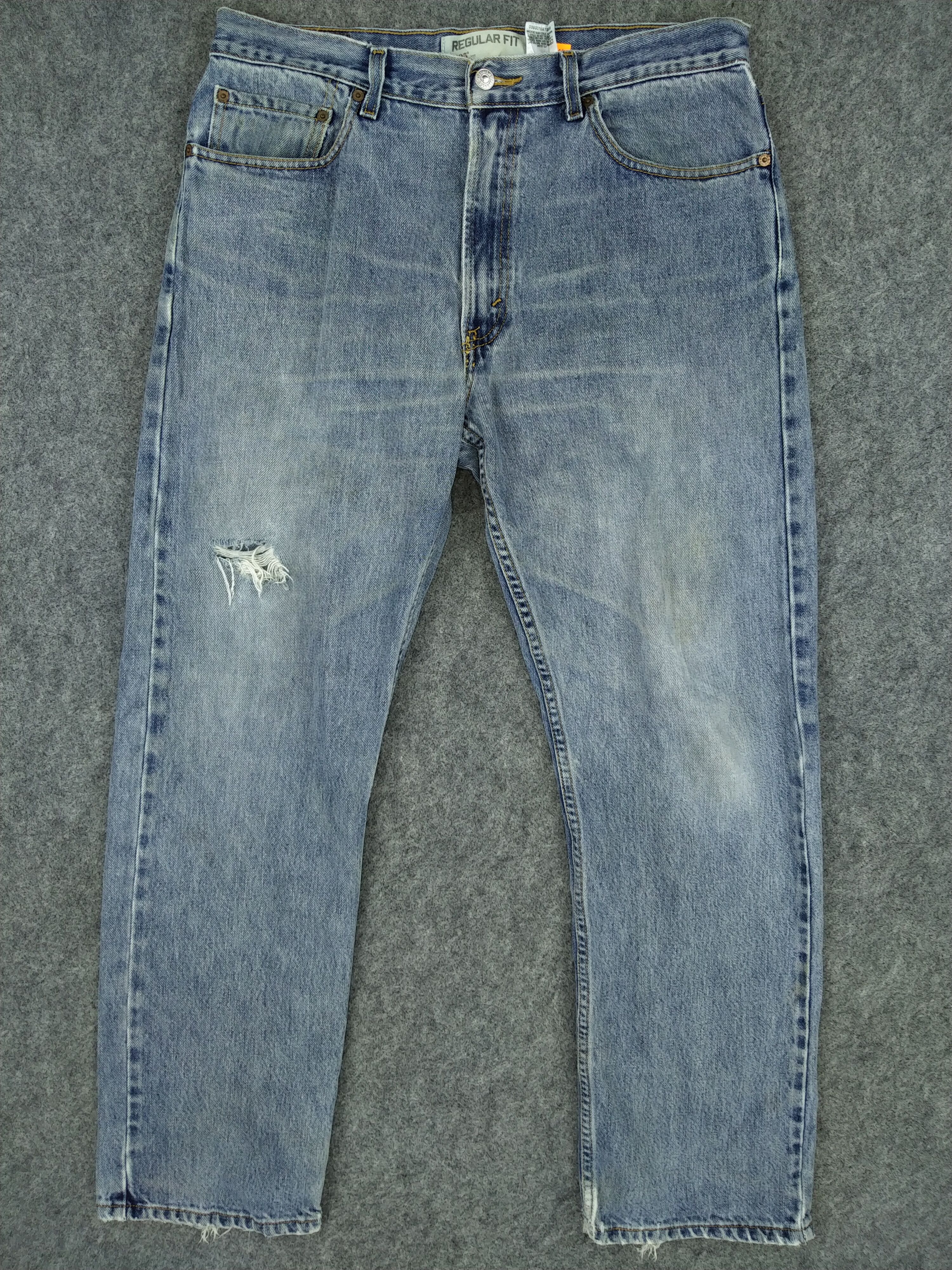 Levi's Faded Blue Vintage Levi's 505 Regular Fit Denim JN464 Size US 34 / EU 50 - 1 Thumbnail