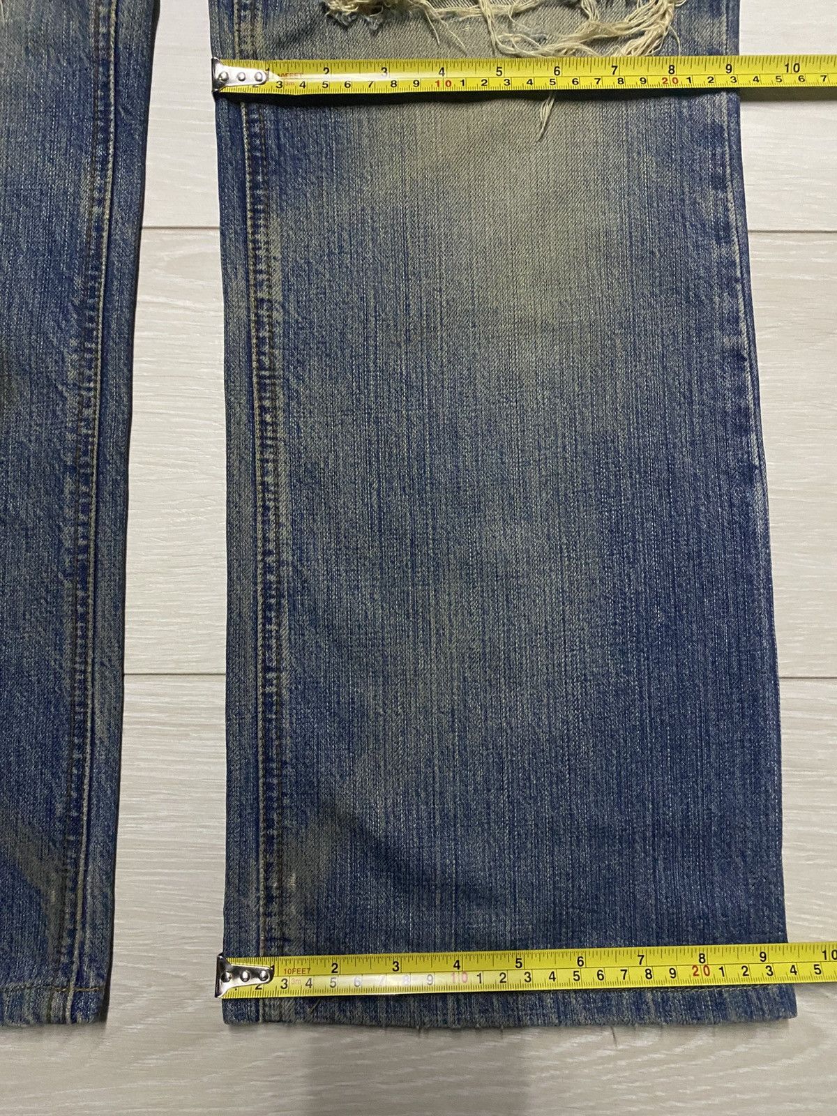 Japanese Brand Vintage Japanese Brand Beach Sound Distressed Baggy Jeans Size US 36 / EU 52 - 15 Thumbnail