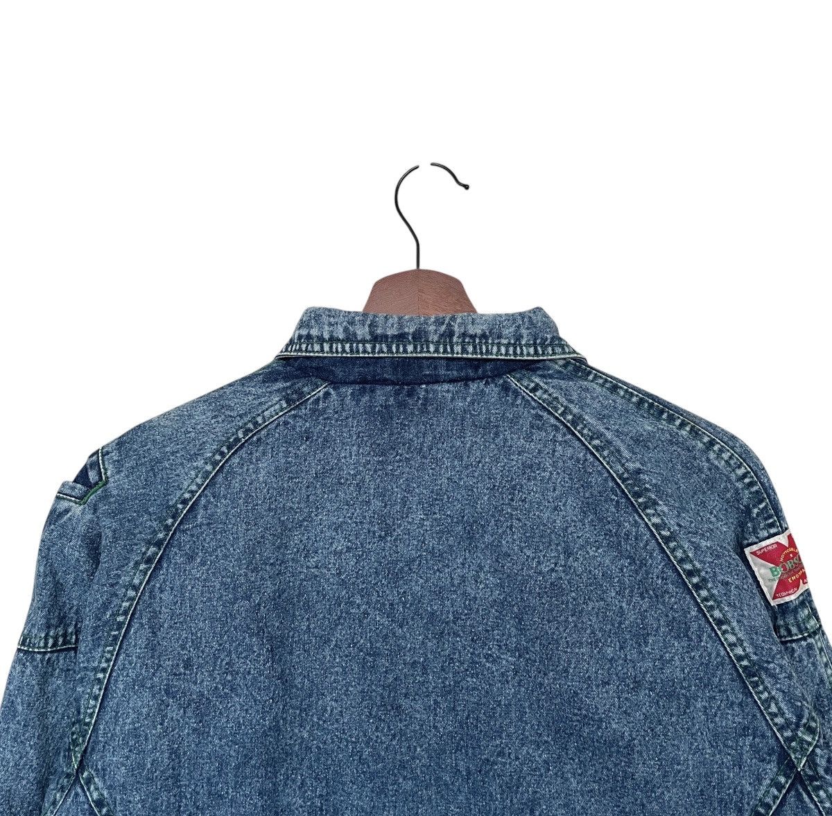 Vintage Vintage Brand Bobson Bomber Denim Jacket 1990s Size US L / EU 52-54 / 3 - 8 Thumbnail