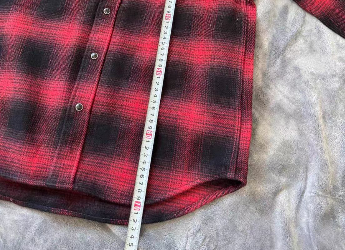 Iron Heart Iron Heart 244 flannel overweight workwear red Haig shirt Size US L / EU 52-54 / 3 - 7 Thumbnail