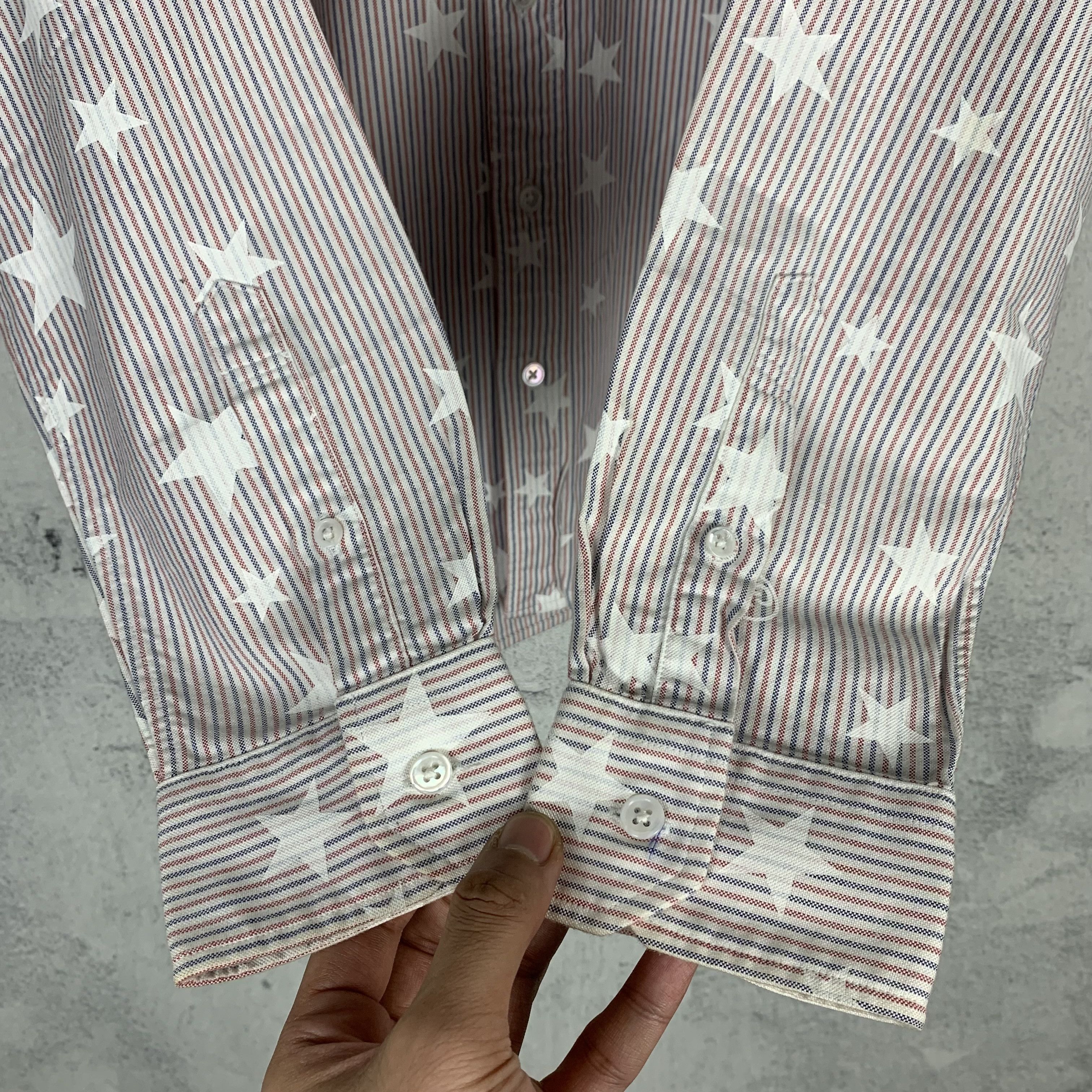 Fragment Design Uniform Experiment Stripes Stars Button Down Shirt Size US M / EU 48-50 / 2 - 6 Thumbnail