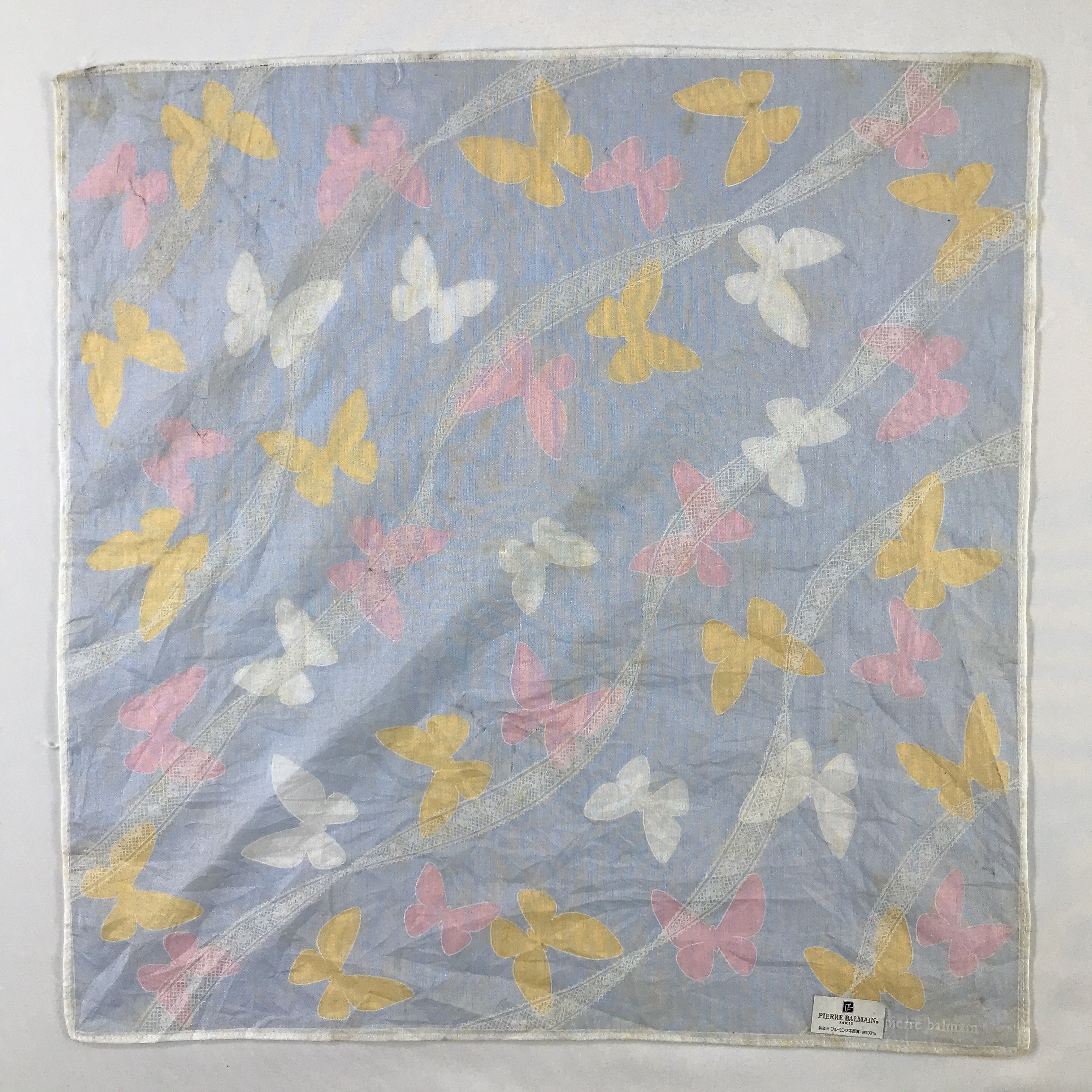 Pierre Balmain × Vintage Pierre Balmain Bandana / Handkerchief / Neckerchief - S1174 Size ONE SIZE - 1 Thumbnail