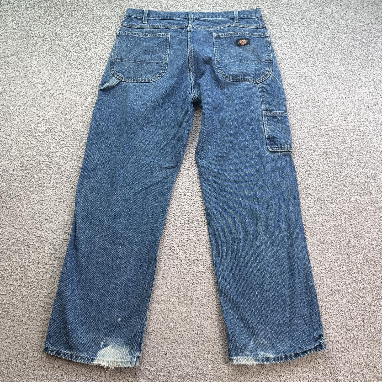 Dickies Vintage Dickies Carpenter Jeans Baggy Distressed Denim 30x30 Size US 30 / EU 46 - 2 Thumbnail