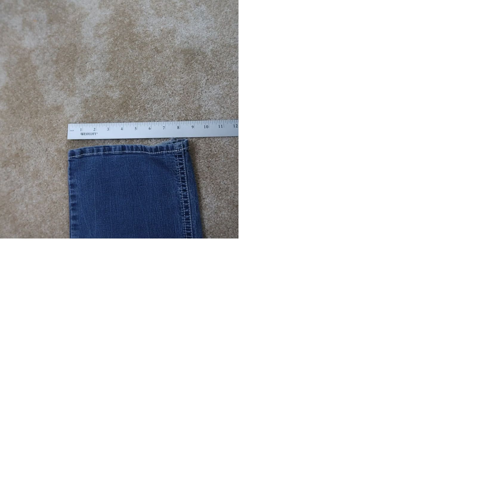 Denime Love Indigo Bootcut Jeans Women's 18W Blue Denim Stretch Pants Mid Dirt Blue? Size 40" / US 18 - 9 Thumbnail