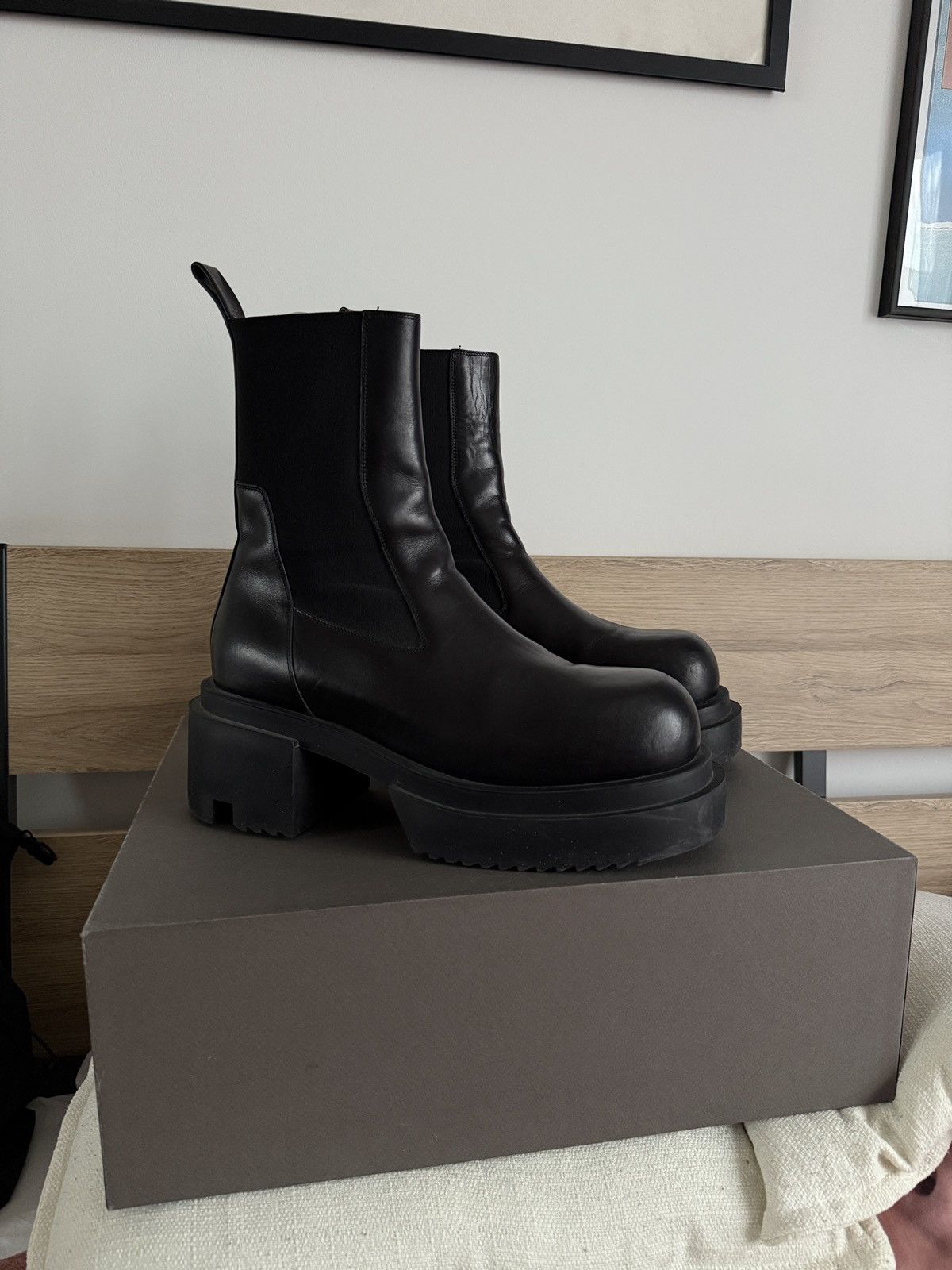 Rick owens chuky heel boots 42 BOOTS - Rick Owens