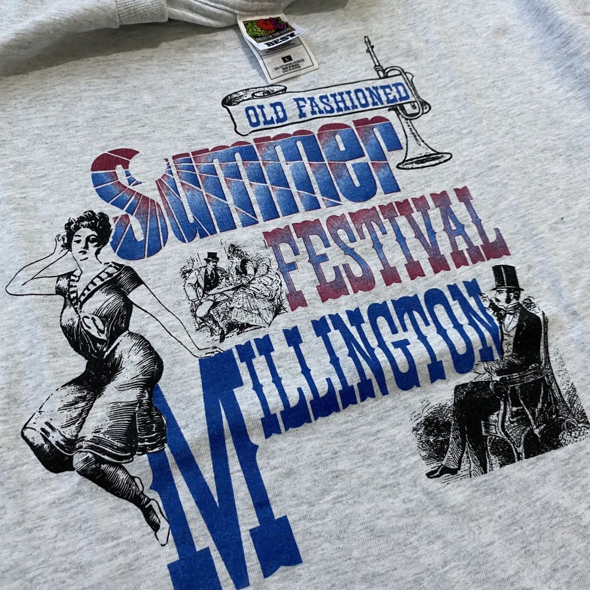 Fruit Of The Loom Vintage Art Tee Summer Festival Millington Size US L / EU 52-54 / 3 - 1 Thumbnail