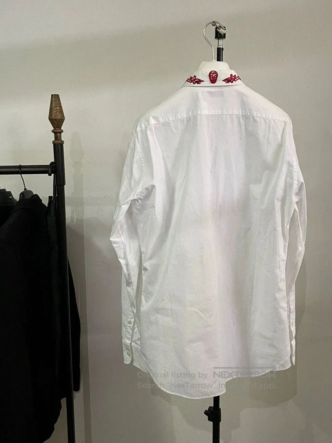 Alexander McQueen Alexander McQueen Embroidered Collar Shirt. Size US S / EU 44-46 / 1 - 7 Thumbnail