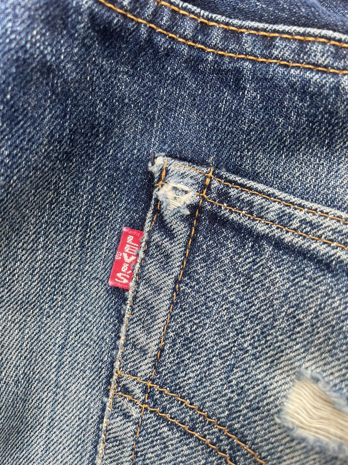 Levi's Rare Levi’s Vintage Clothing (LVC) 201XX Cinch-Back Jeans Size US 31 - 12 Thumbnail