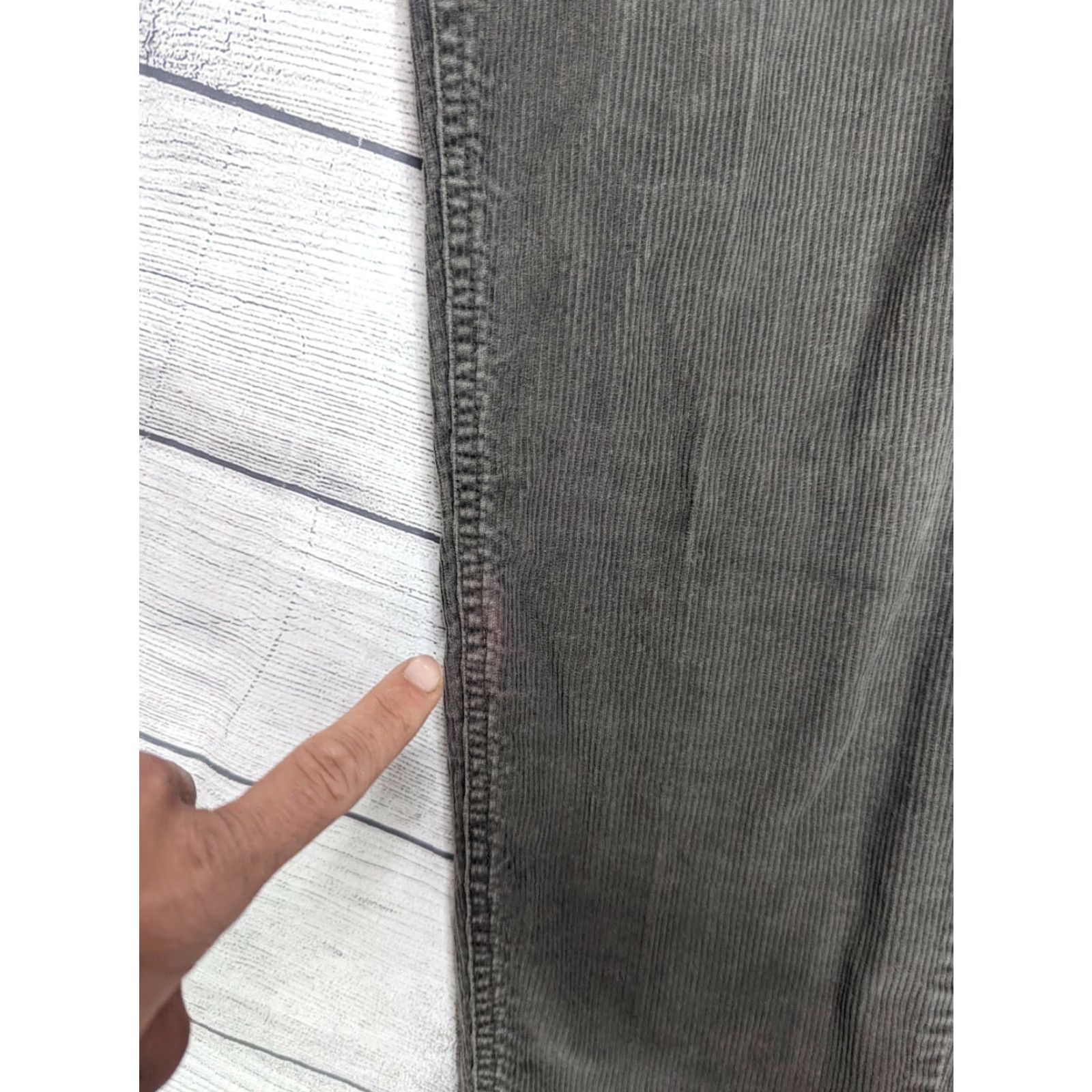 Eddie Bauer VTG Eddie Bauer High Rise Green Corduroy Pant Sz 8 Straight 90s Adults Mens or Womens Size 30" / US 8 / IT 44 - 5 Thumbnail