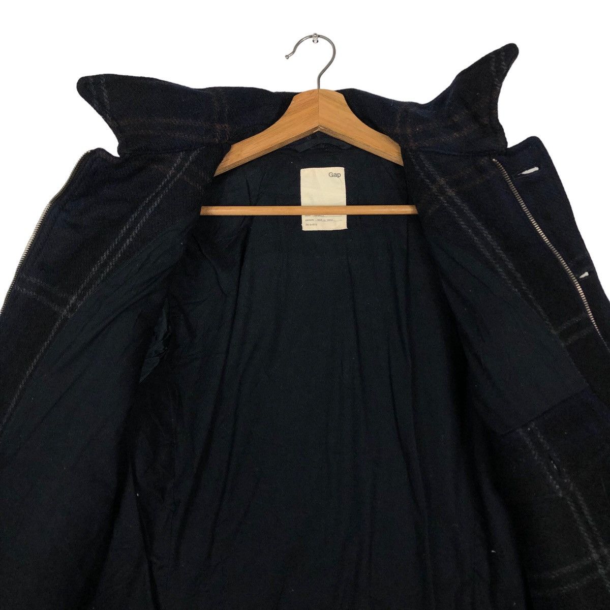Japanese Brand 🔥Vintage Gap Wool Worker Jacket Tartan Design Japan Size US S / EU 44-46 / 1 - 12 Thumbnail