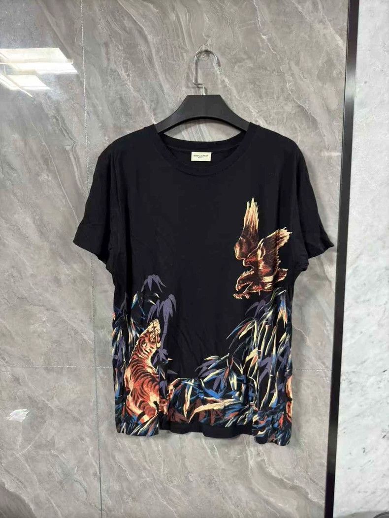 Yves Saint Laurent Saint Laurent Tiger Eagle Short Sleeve 2502-Nextarrow Size US M / EU 48-50 / 2 - 1 Thumbnail