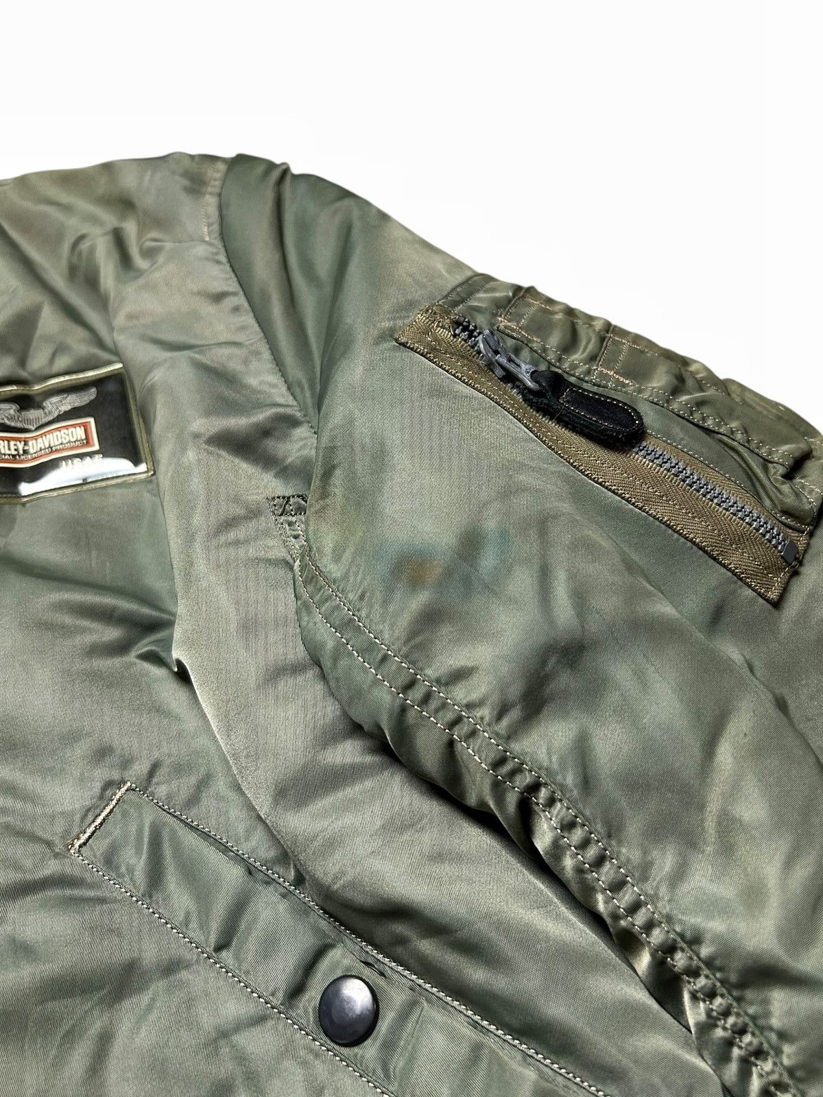 Buzz Rickson's × Toyo Enterprises Buzz Rickson’s Bomber Jacket MA-1 Usaf Harley Davidson Size US M / EU 48-50 / 2 - 11 Thumbnail