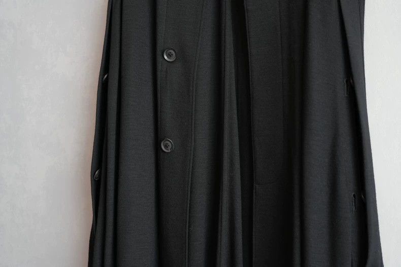 Yohji Yamamoto Yohji Yamamoto 21AW wool pure black cape coat-2505 Size US L / EU 52-54 / 3 - 7 Thumbnail
