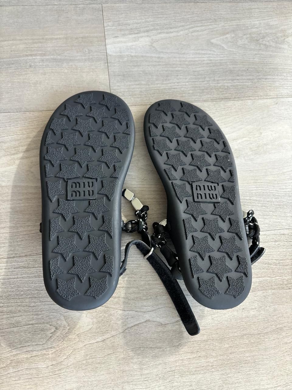 Miu Miu Miu Miu Cotton Cord Thong Sandals Size US 7 / IT 37 - 4 Thumbnail