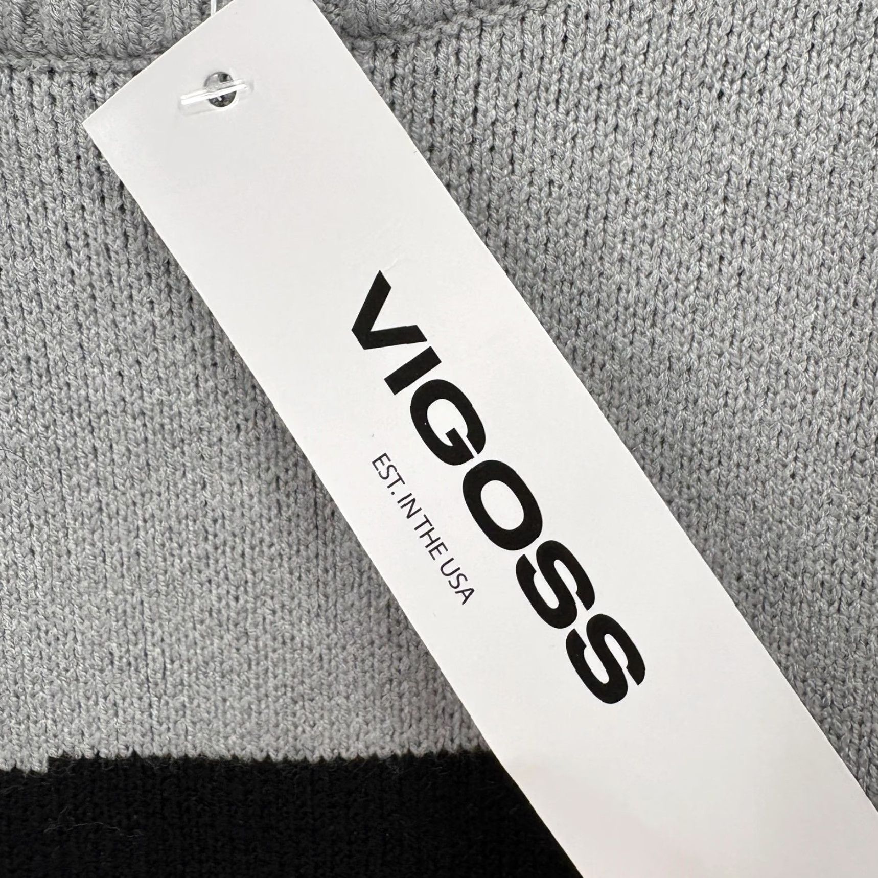 Vintage VIGOSS Sweater Womens Small Gray Skull Rhinestone Crewneck Knit Pullover Goth Size S / US 4 / IT 40 - 5 Thumbnail