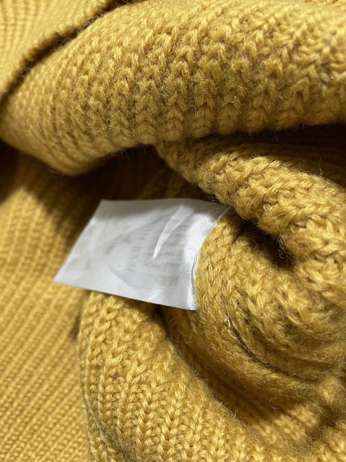 Mr. Gentleman × PHENOMENON FW14 Cableknit Mustard Sweater Size US L / EU 52-54 / 3 - 5 Thumbnail