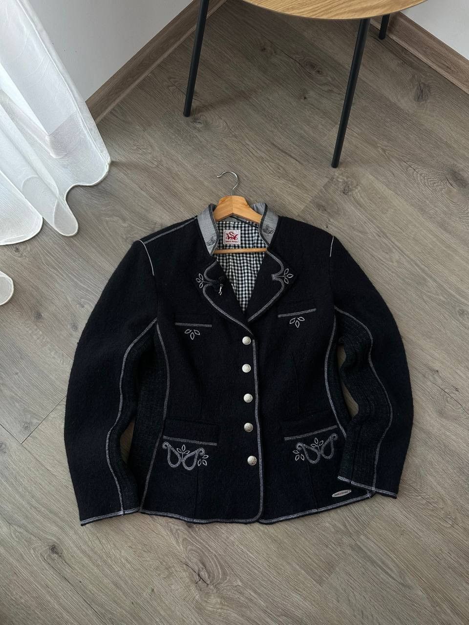 Other UK Vintage Spieth &Wensky Black Wool Jacket German Trachtenwear Size US S / EU 44-46 / 1 - 1 Thumbnail