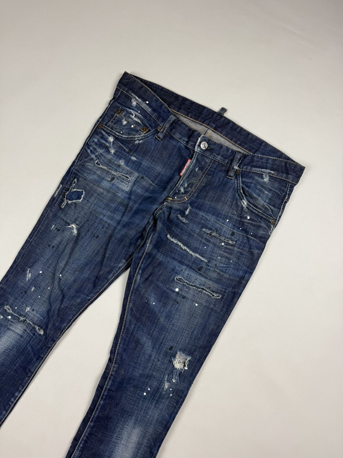 Dsquared2 Dsquared 2 Men’s Distressed Denim Sexy Boot Cut Jeans Size US 34 / EU 50 - 2 Thumbnail