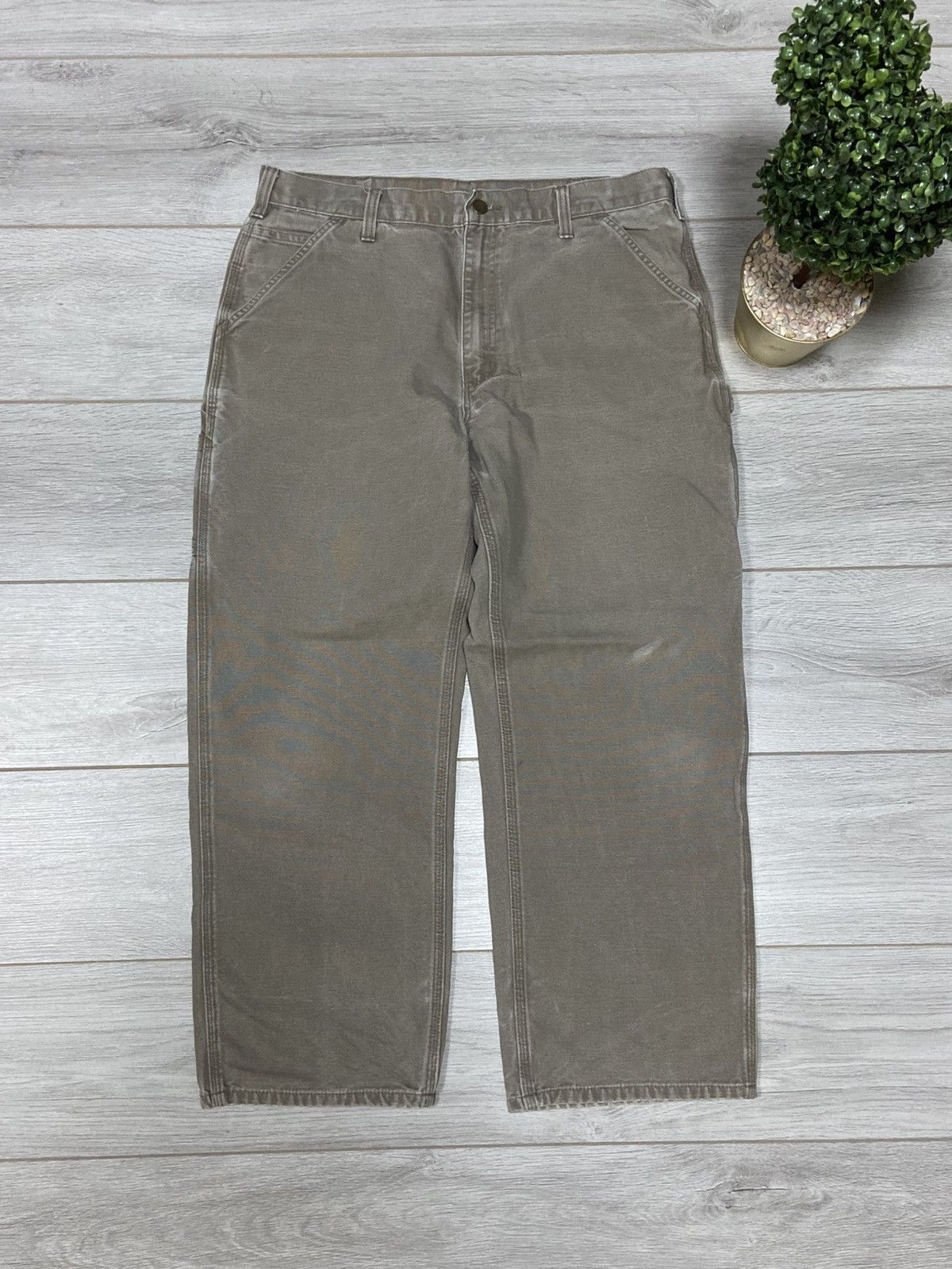 Carhartt Carhartt vintage work cargo pants distressed Size US 34 / EU 50 - 3 Thumbnail