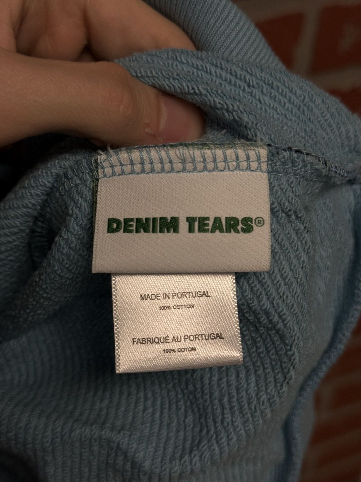 DENIM TEARS Denim Tears Cotton Wreath Hoodie Blue Size Medium (NEW) Size US M / EU 48-50 / 2 - 8 Thumbnail