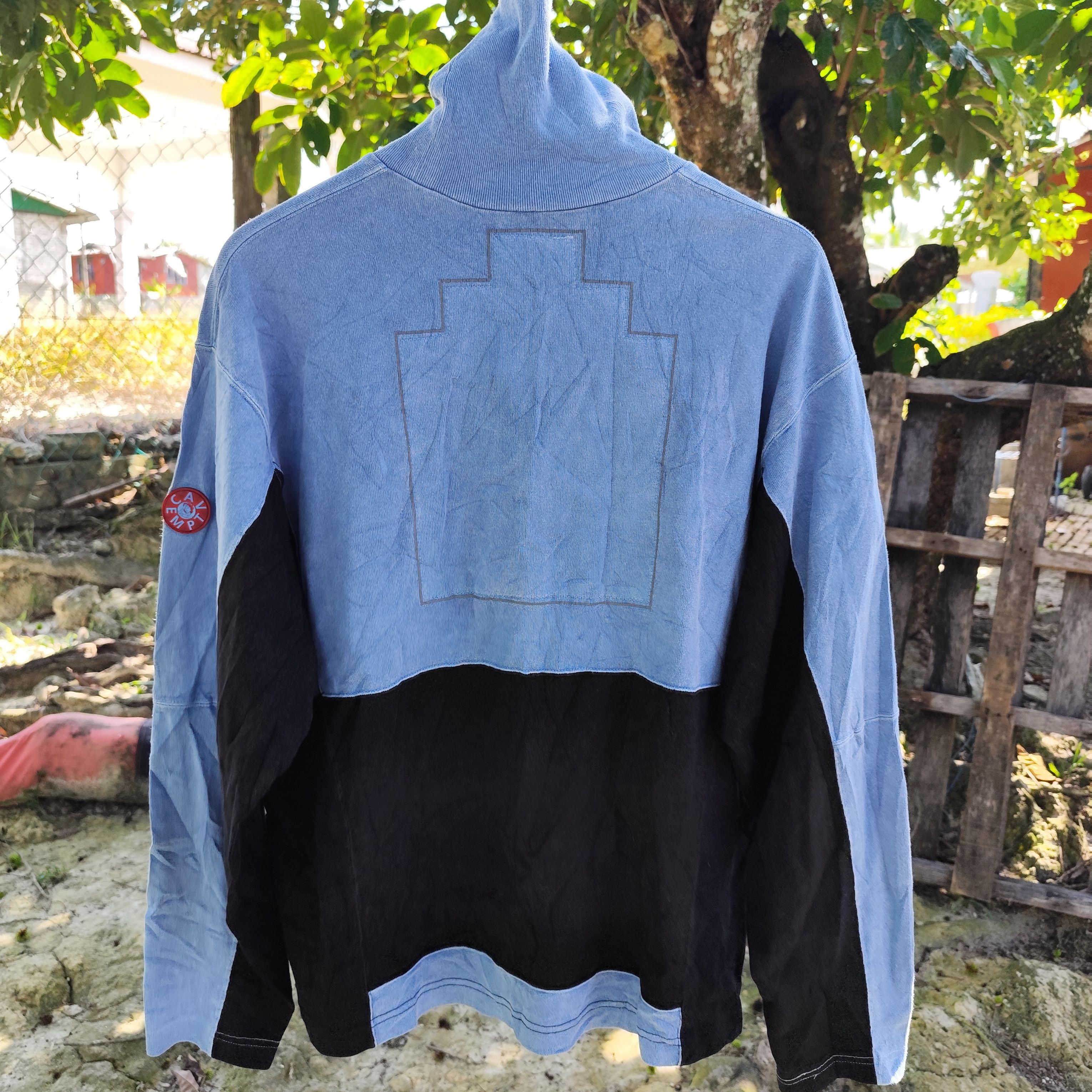 Cav Empt 🇯🇵CAV EMPT OVERDYE TURTLE NECK LONG SLEEVE BLUE/BLACK TEE Size US M / EU 48-50 / 2 - 6 Thumbnail