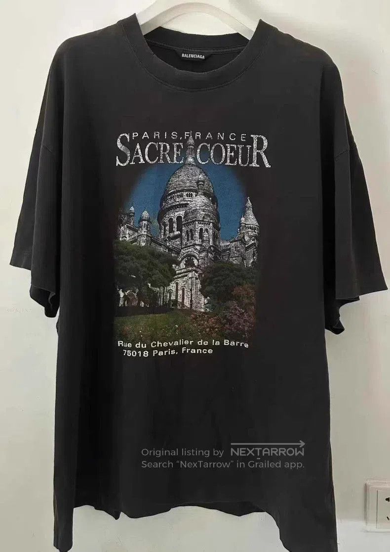 Balenciaga Balenciaga Castle vintage distressed short-sleeve L Size US L / EU 52-54 / 3 - 1 Thumbnail