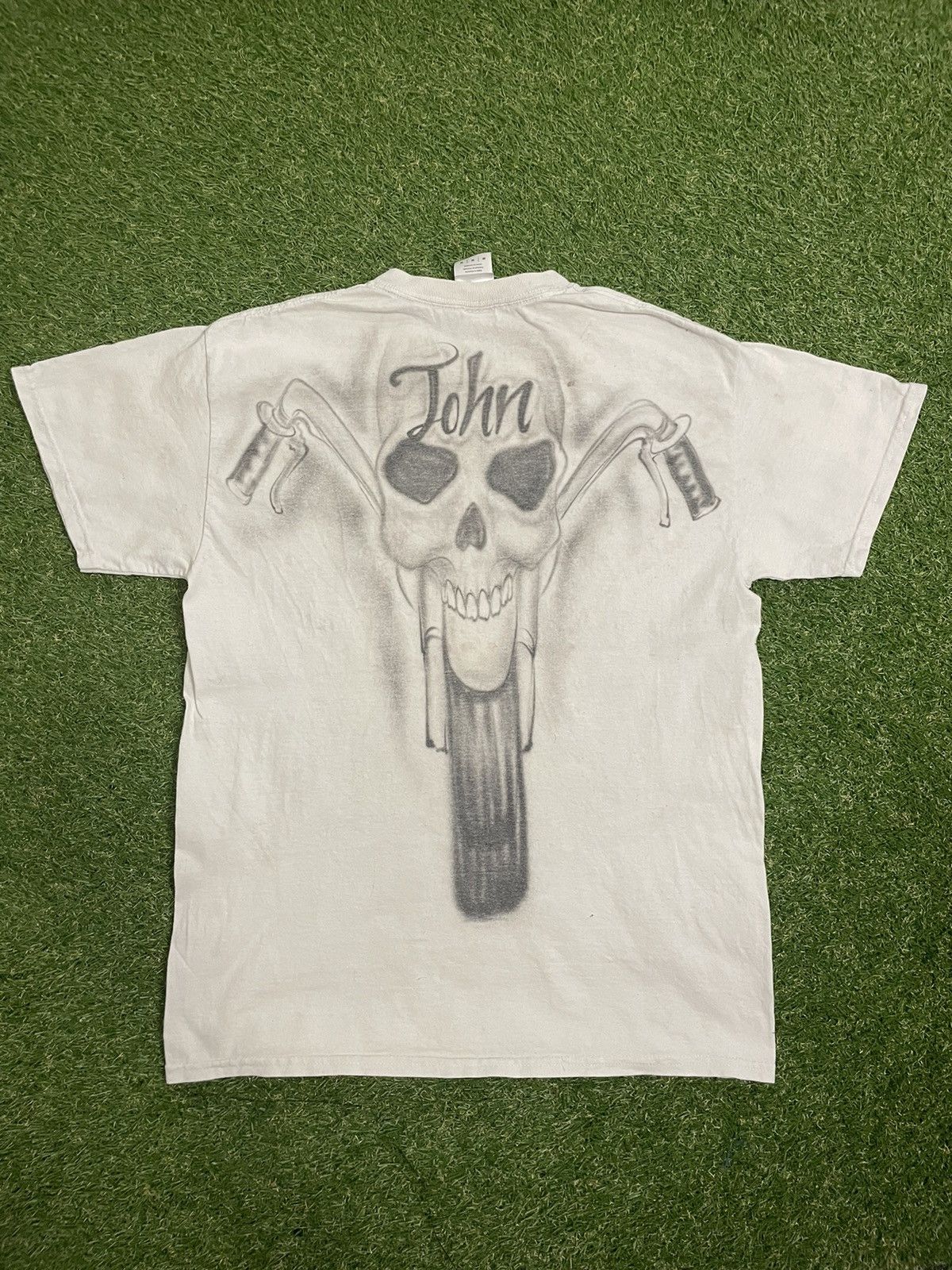 Affliction × Vintage Vintage Naughty John Affliction Style t-shirt Size US M / EU 48-50 / 2 - 2 Thumbnail