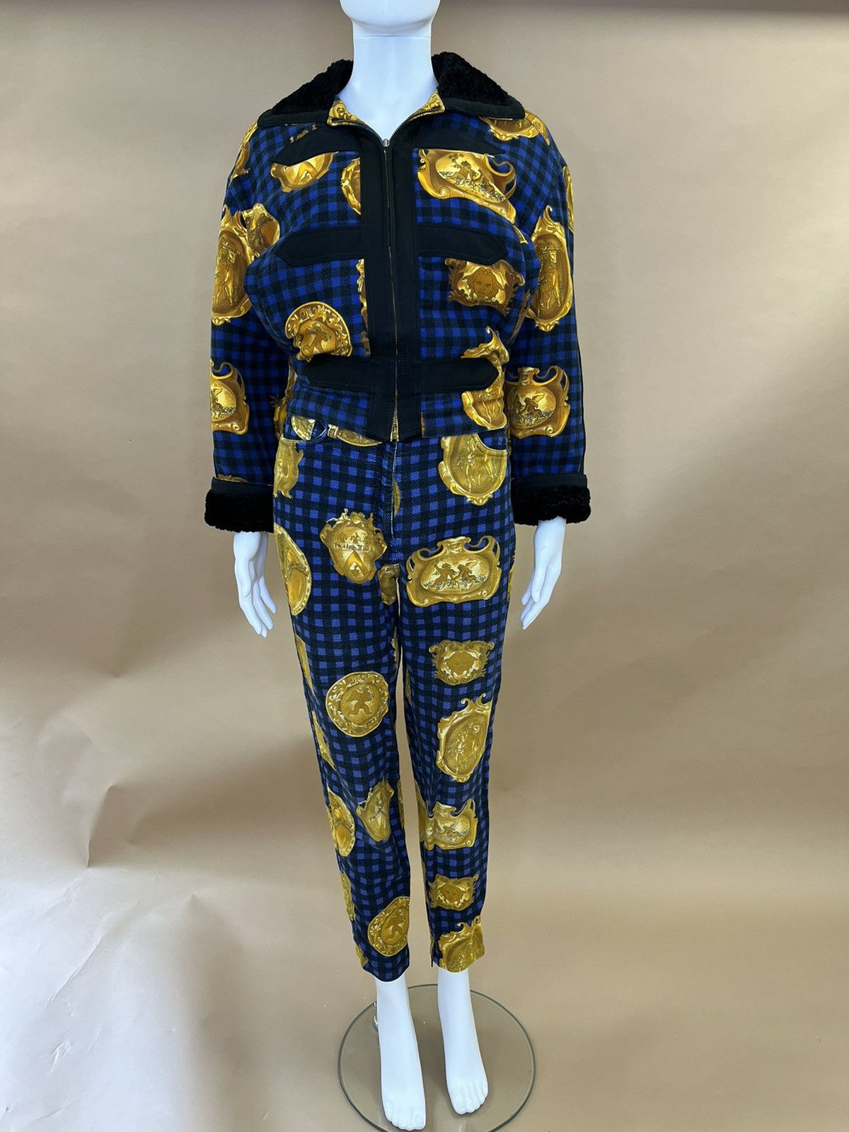 image of Versace 2 Pieces in Blue, Women's (Size Small)